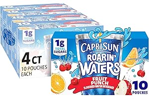 Capri-Sun Roarin’ Waters Fruit Punch Flavored Water Beverage: The perfect blend of...