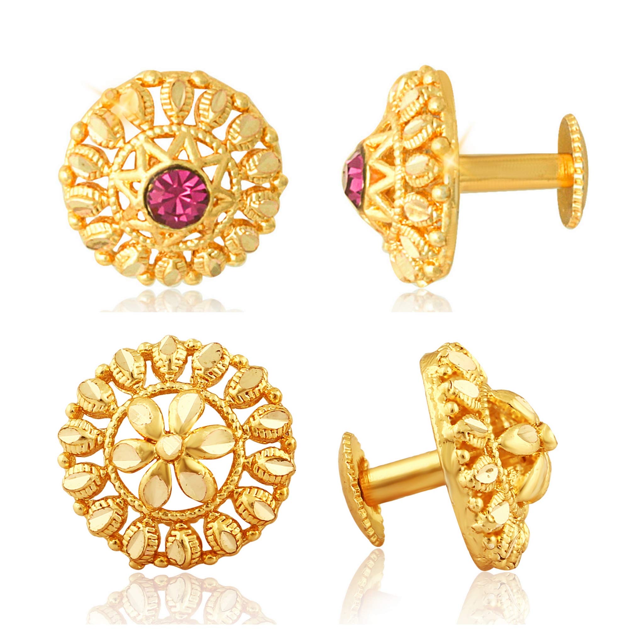 Vighnaharta 1gm Gold Plated Traditional Alloy Gold Plated Stud Earring Combo set valentine day gift valentineday gift for her gift for him gift for women gift for men love gift gifts ValentinesDay2023 for Women and Girls ( Pack of- 2 Pair Earrings) (B08W1WSJ1J) Amazon Price History, Amazon Price Tracker