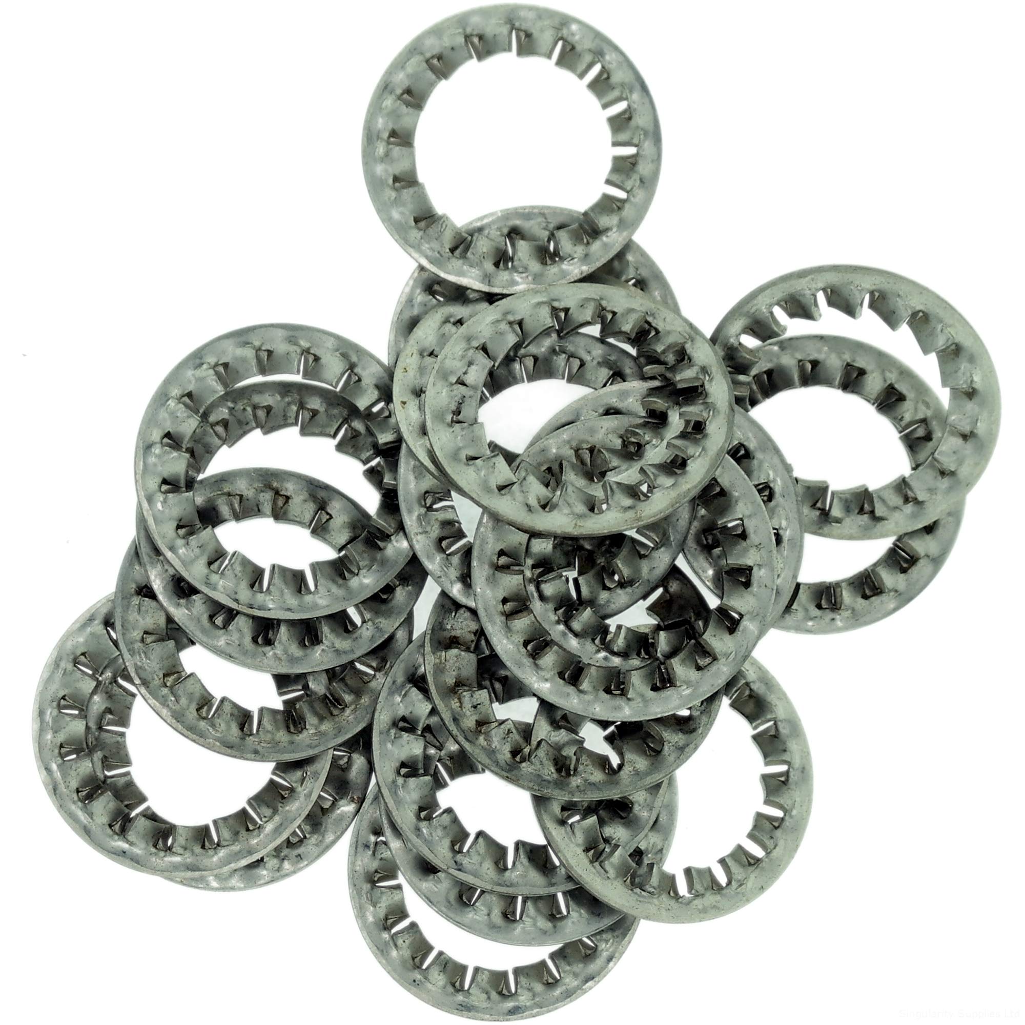 Singularity Supplies M24 (24Mm) Shakeproof Washer (Internal Serrated) - Stainless Steel (A2) (Pack Of 10)