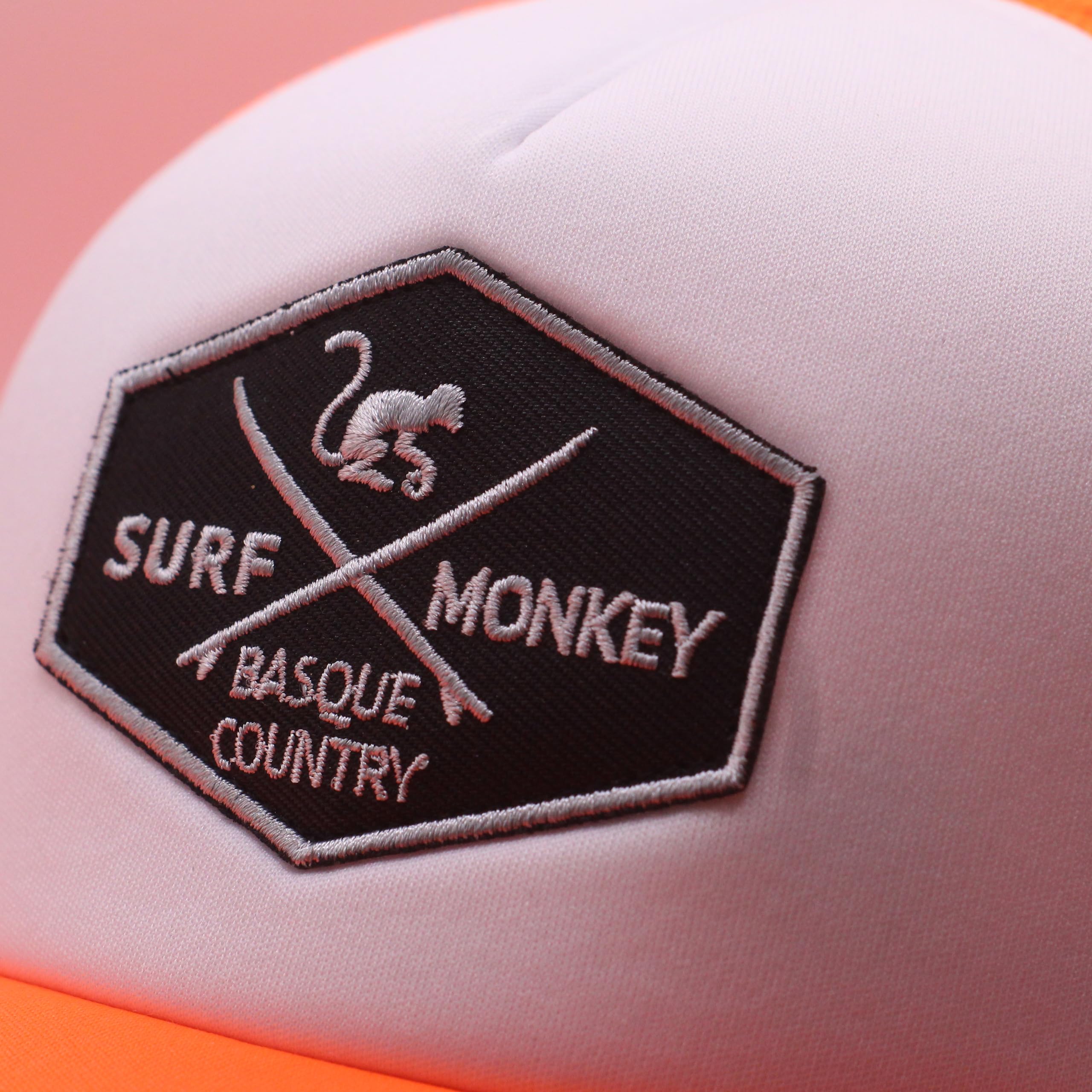 Surf Monkey Gorra Trucker Acolchada con Rejilla para Niño/Niña 6-12 años
