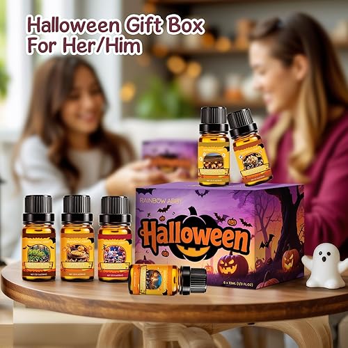 Miniatura 65 de RAINBOW ABBY Juego de aceites aromáticos para caballeros, cuero, ron de laurel, madera de teca, cedro, tabaco dulce, sándalo para aromaterapia