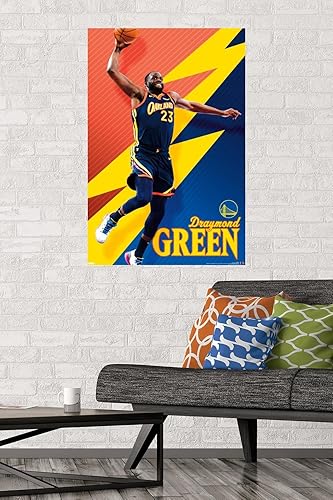 Miniatura 2 de Trends International NBA Golden State Warriors - Póster de pared Draymond Green 21, 22.375 x 34 pulgadas, versión sin marco