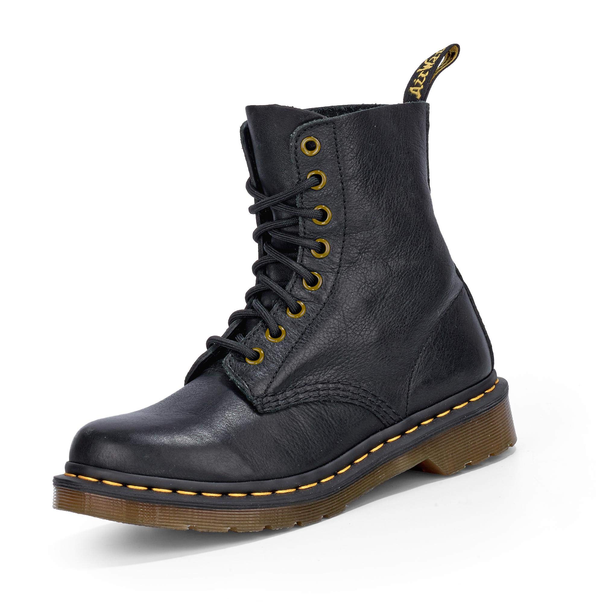 Dr. Martens Pascal Buttero, Bovver Boots Donna, Nero Black Virginia, 40 EU