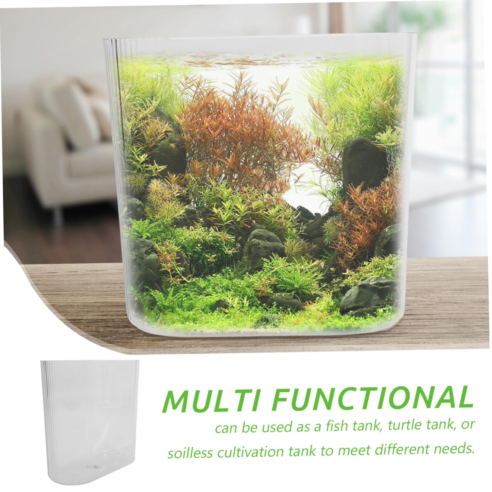 Aquarium De Table en Plastique pour Décoration Dintérieur