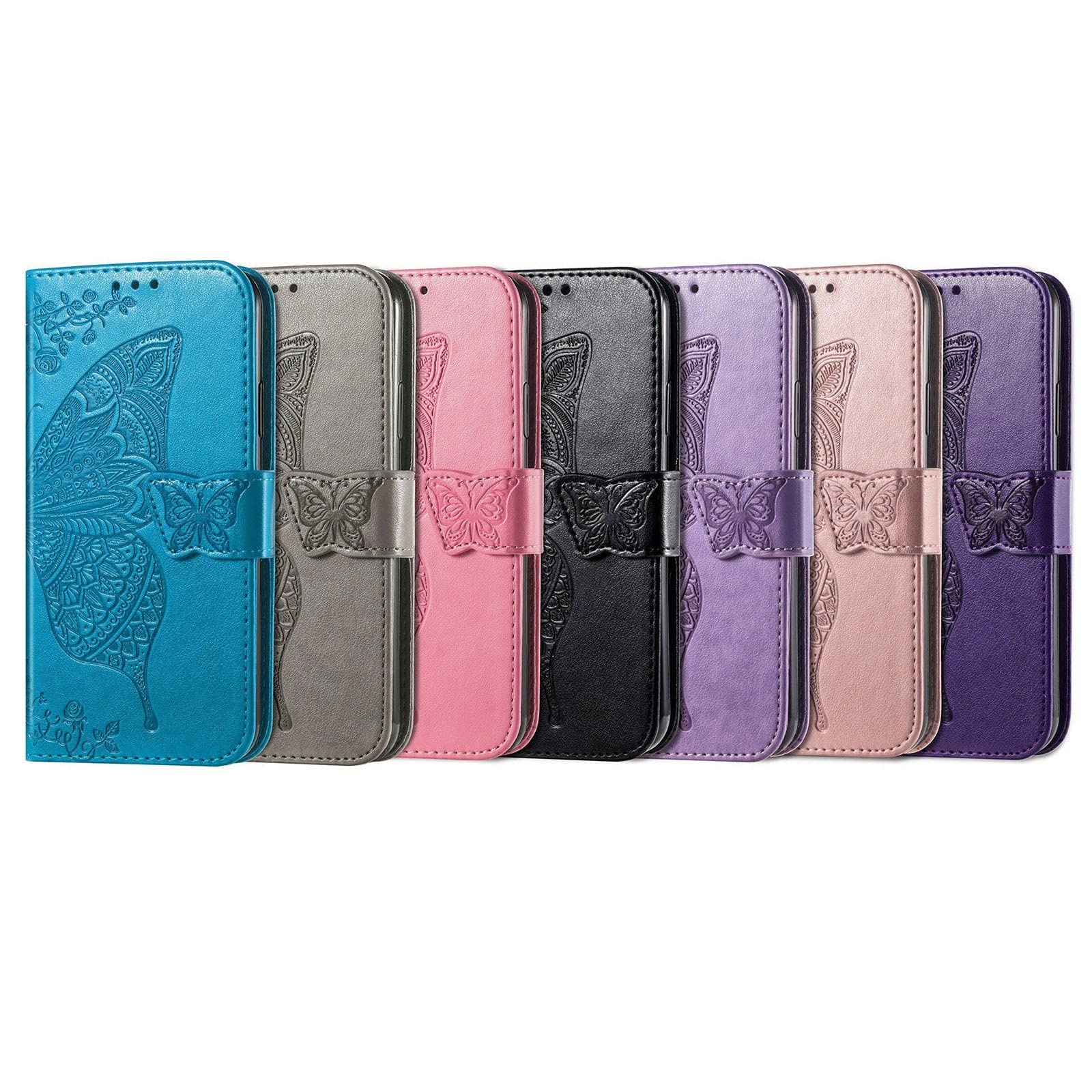 Etui na iPhone 14/14 Pro/14 Plus/14 Pro Max, autentyczna skórzana okładka portfelowa z wewnętrzną otoczką TPU, przegródka na karty, smukły pasek ochronny do flipowania, różowy, 14 Plus 6,7''