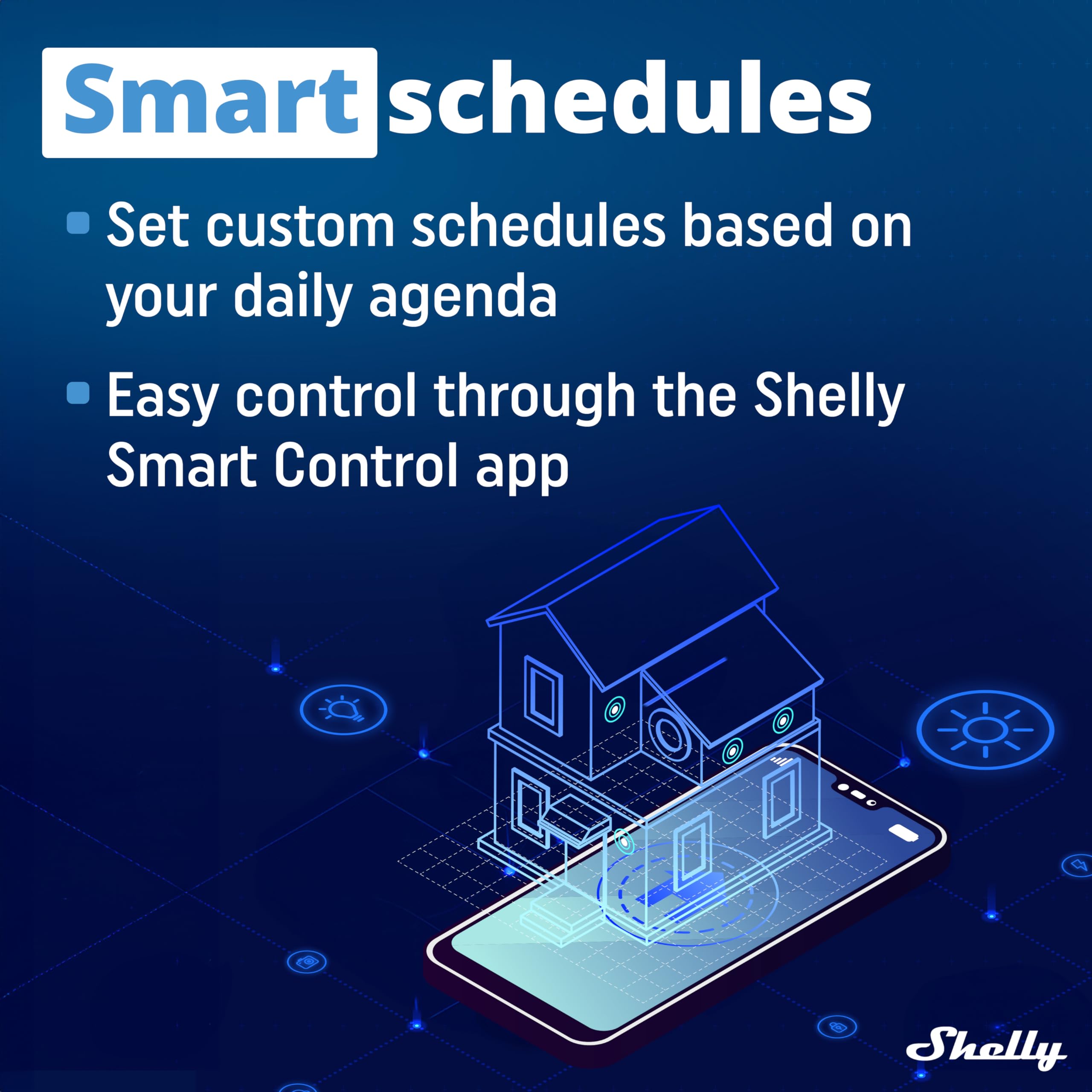 Shelly Plus PM Mini Pack Singolo, Relè Wi-Fi e Bluetooth, Monitoraggio dei Consumi, Misurazione Potenza di Elettrodomestici e Dispositivi Elettronici, Assistente Vocale Google e Alexa, Grigio