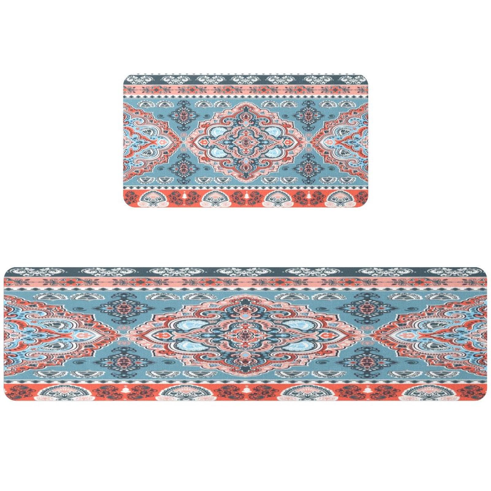 Tapis de cuisine indiens pour éviter les glissades et retenir l'eau