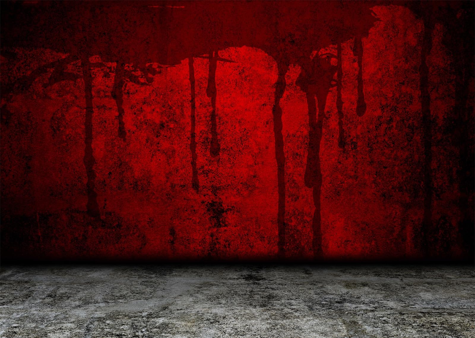 20x10FT Parete Rosso Scuro Gocciolante Sfondo Fotografico
