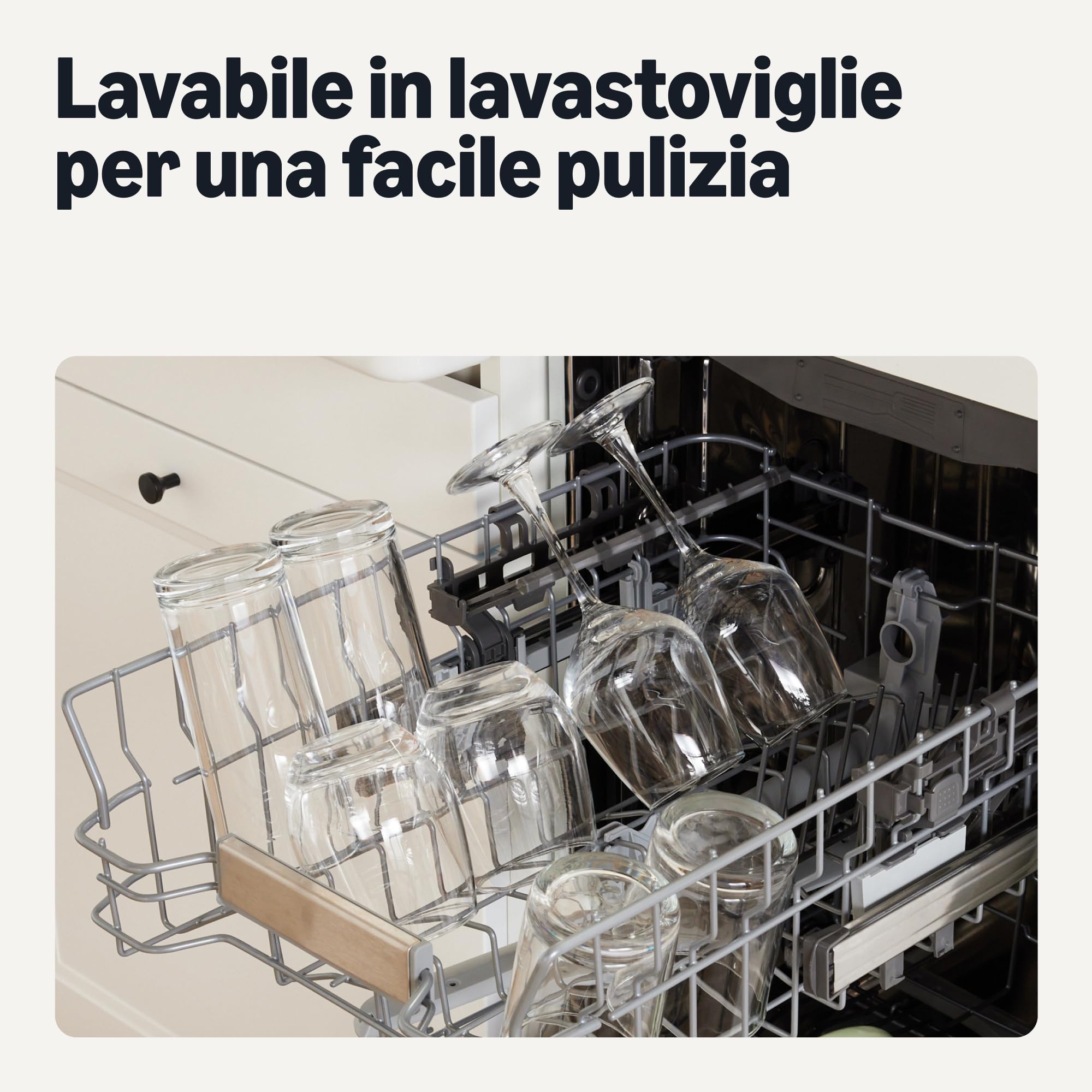 Amazon Basics Bicchieri da Pinta, Set di 6 Pezzi, 473ml, Vetro, Lavabili in Lavastoviglie