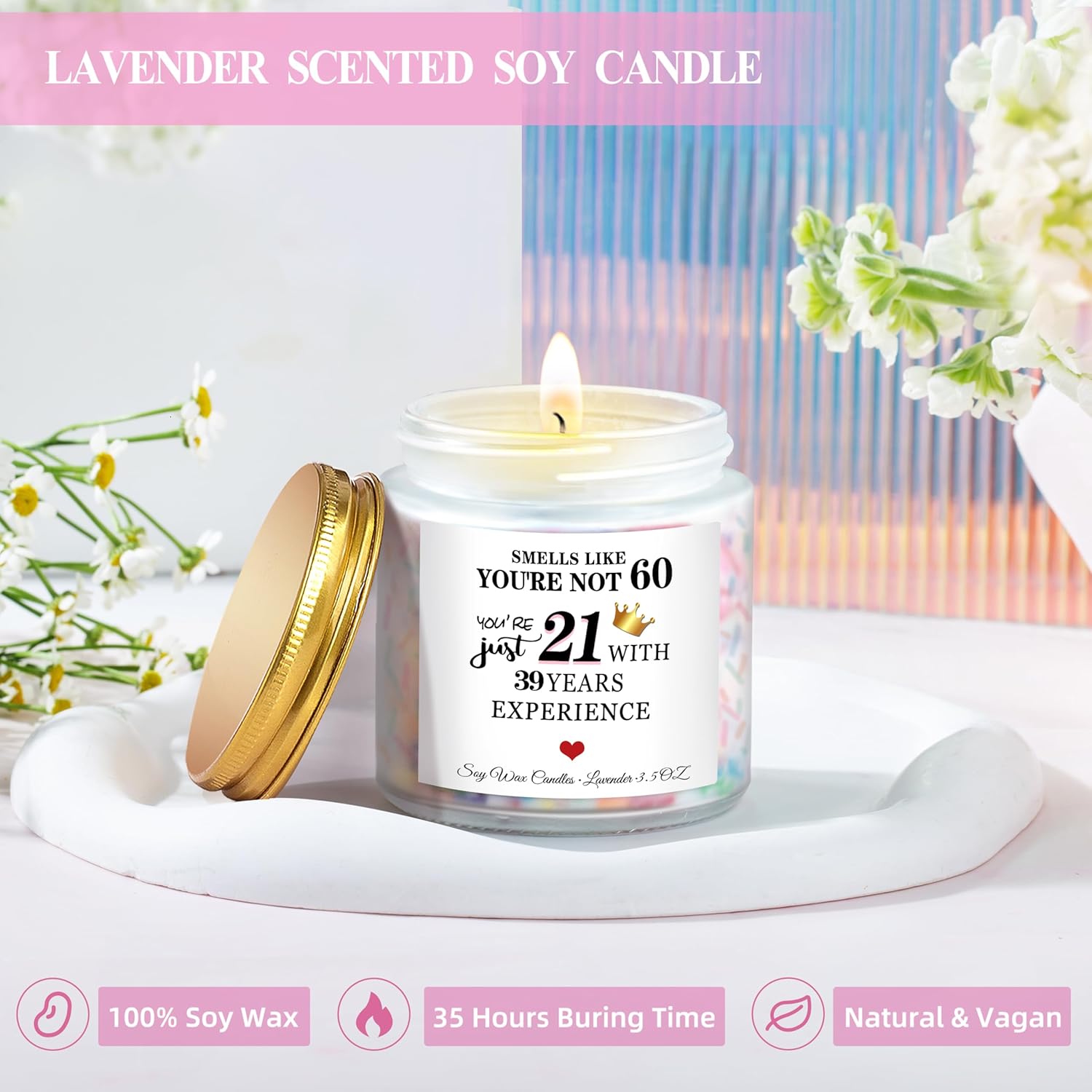 60th Birthday Gifts for Women,Happy 60th Birthday Gifts for Her Friends Mom Wife Sister Coworker,Tumblers Gifts Set for 60 Year Old Women,Funny 60 Birthday Gifts Ideas - Image 5