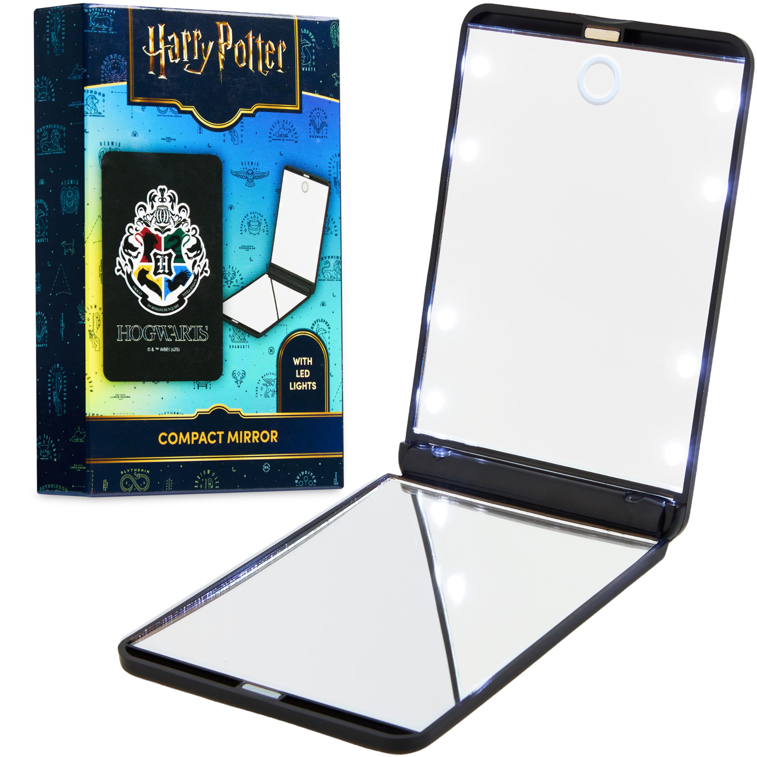 Get Trend Harry Potter lusterko do makijażu ze światłem (czarne)