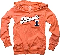 Vista 24 de Wes and Willy NCAA Camiseta con Capucha de Cuello en V para Niñas