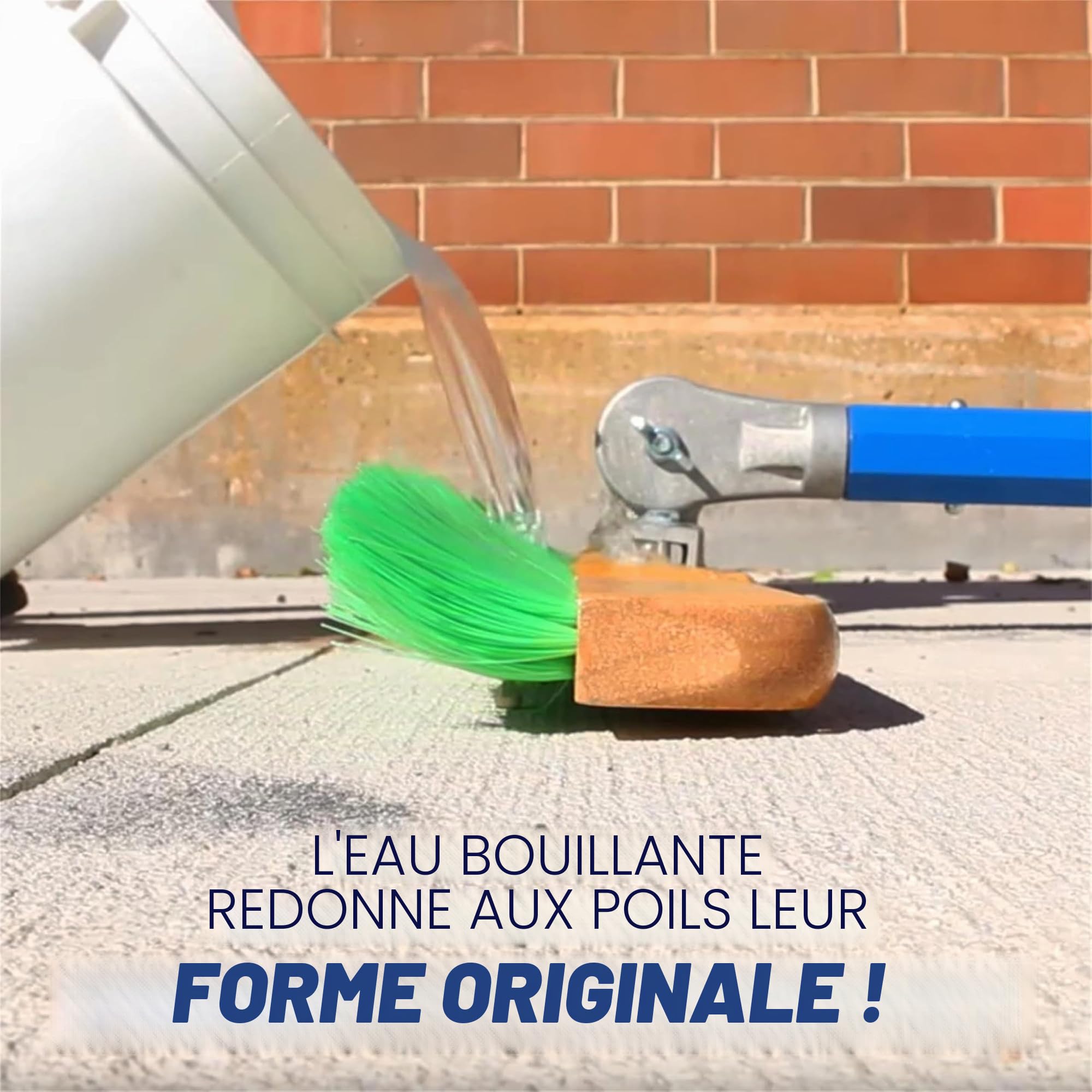 Marshalltown Balai de Finition pour Béton, Poils en Nylon Vert, Longueur 914 mm