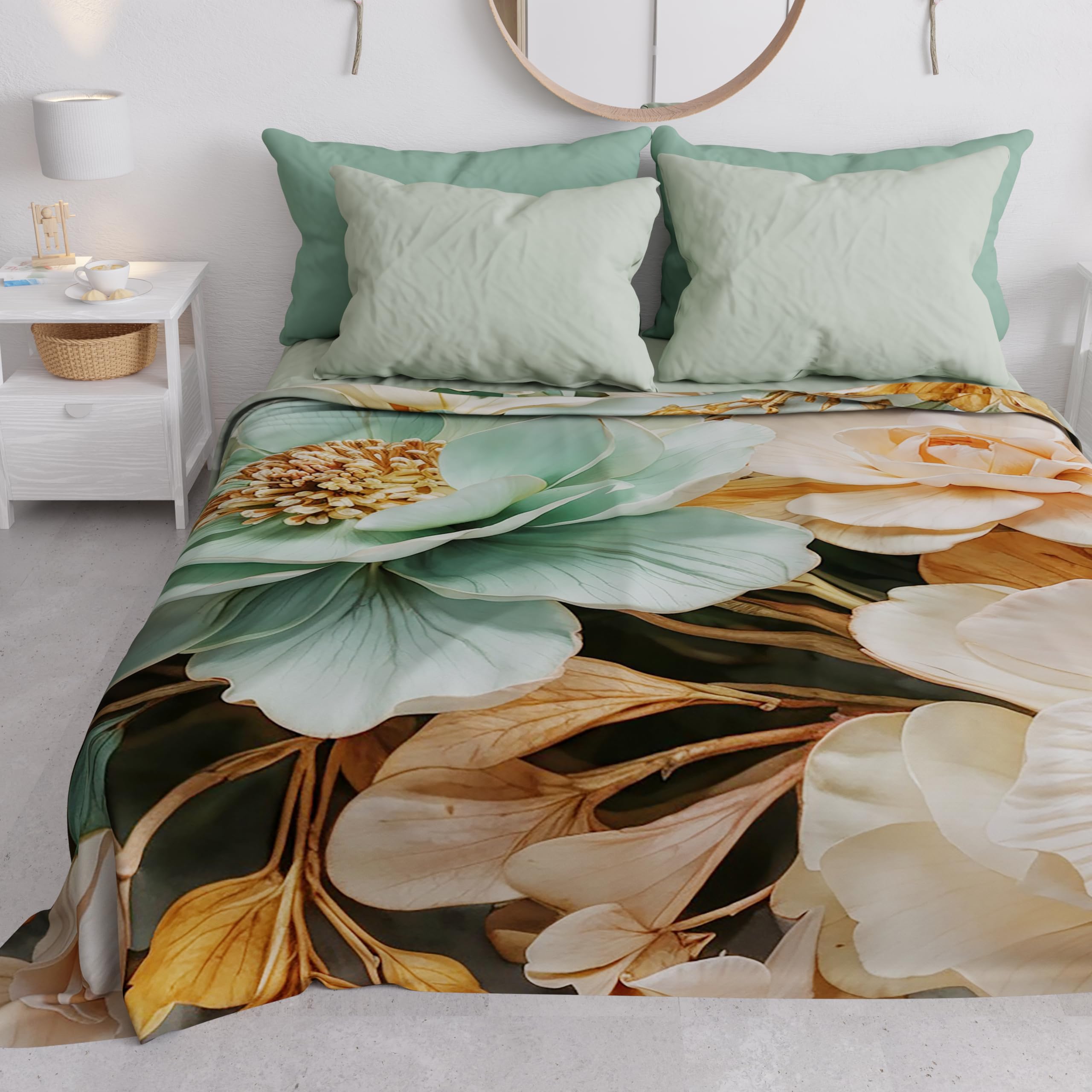 PETTI Sofaüberwurf Aus Mikrofaser – 180x270 Cm, Waschbar, Mehrfarbiges Baustein-Design