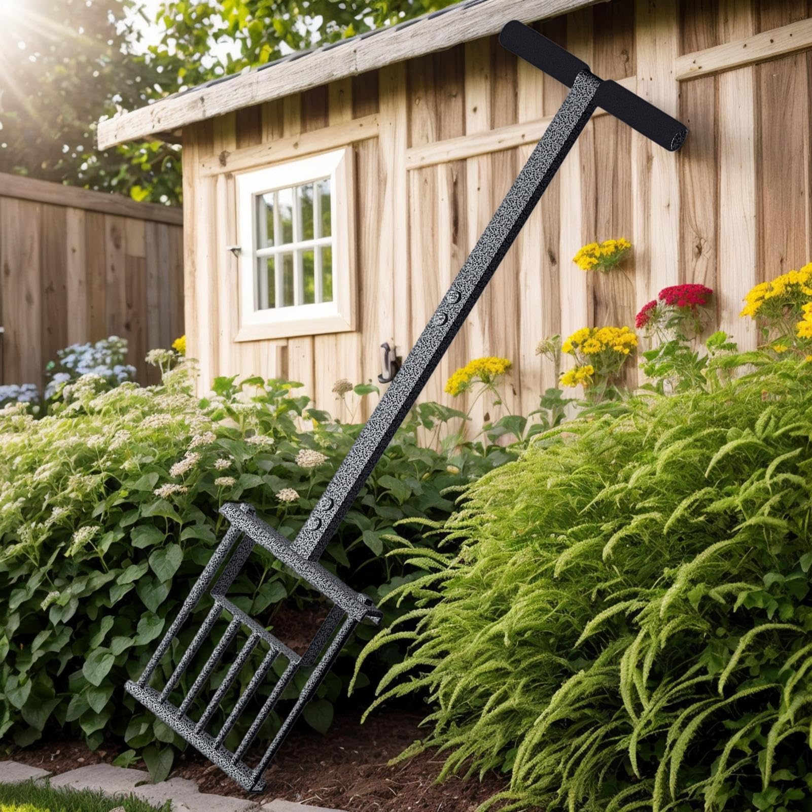 Aérateur De Pelouse Pointe Manuel De Défeutrage pour Gazon De Jardin