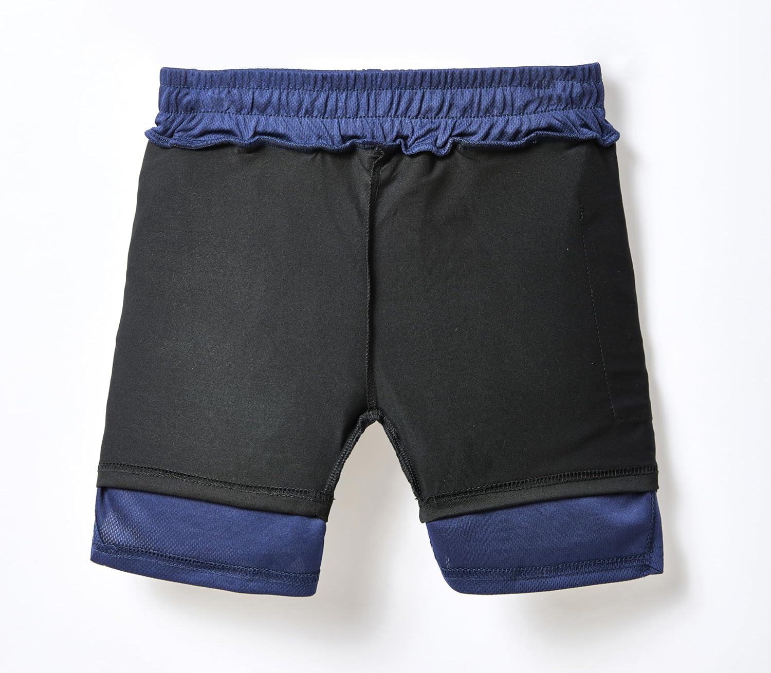 IRELIA 2 Pack Boys 2 in 1 Running Shorts Kids Box Brief Liner Compression Active Sports Shorts - Image 5