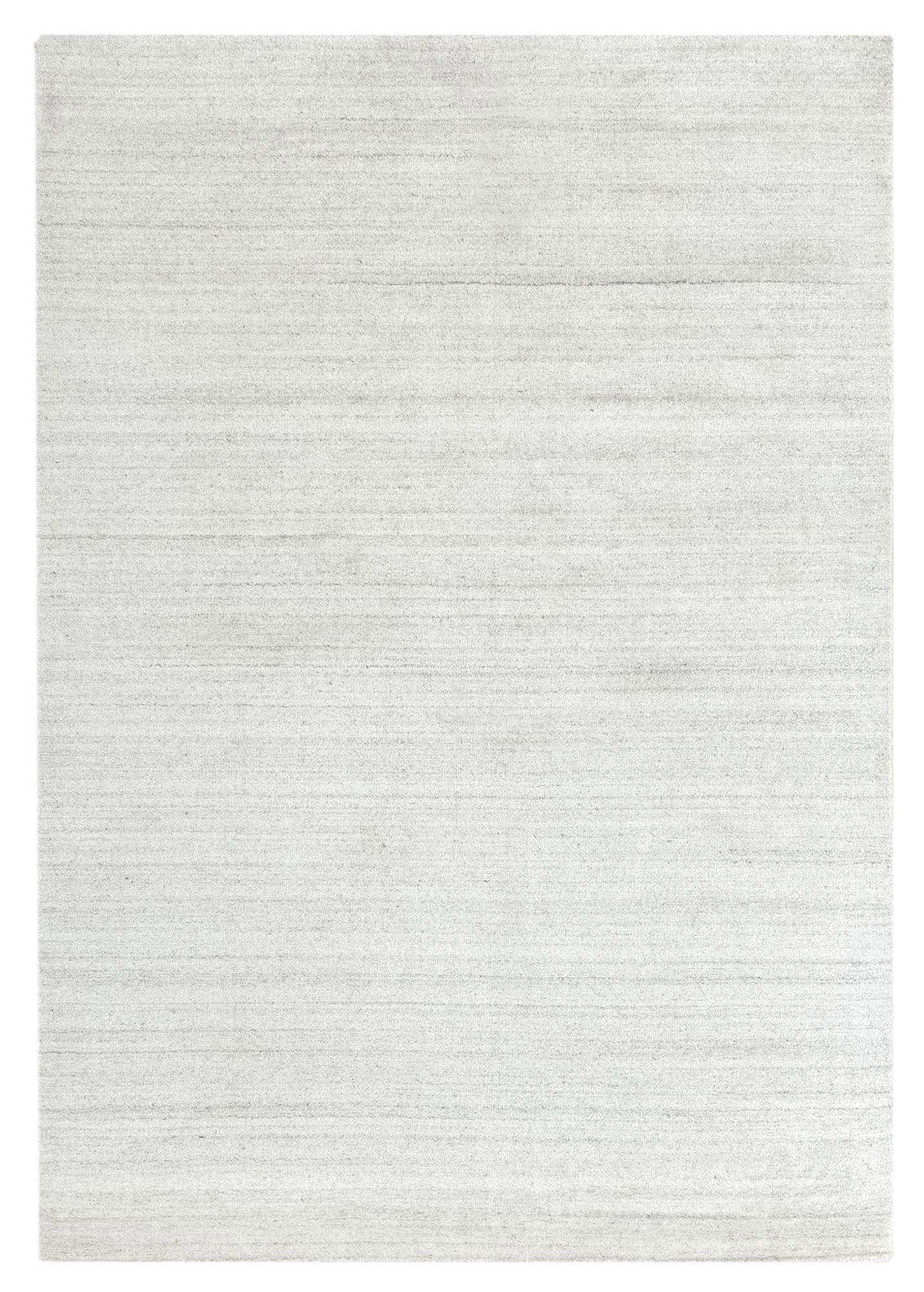 HAMID - Tapis Kavir en Laine Unie, Tapis Moderne en Laine Douce, Tissé à la Main, Laine Douce de Différentes Couleurs, Tapis de Salon, Chambre à Coucher, Salon, Ivoire (200x290cm)
