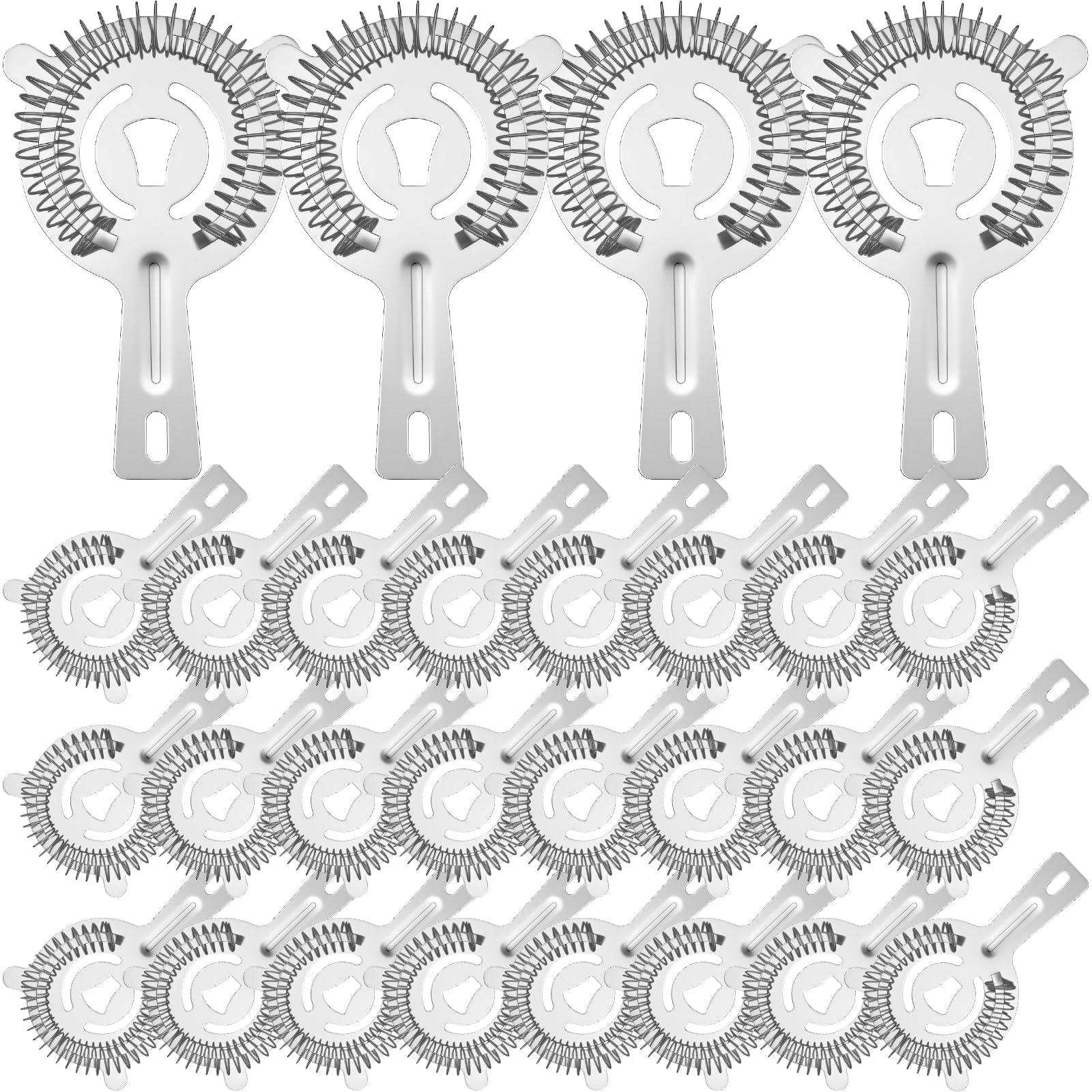 Passoire de bar lot de 32 ustensiles de cocktail en inox pour vos soirées de fête