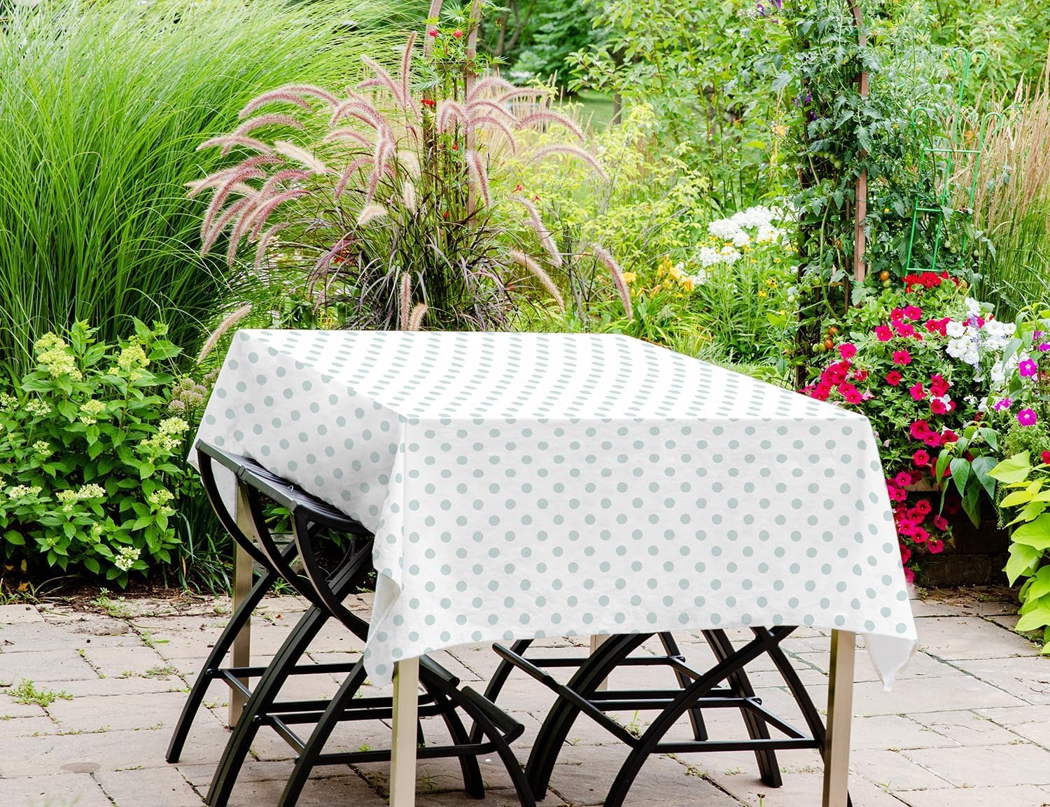 Mantel Mesa Rectangular Lunares, Manteles Antimanchas Gris, 3D Impresión Mantel Impermeable Lavable para Cocina Salón Comedor, 140x300 cm Q/P5090