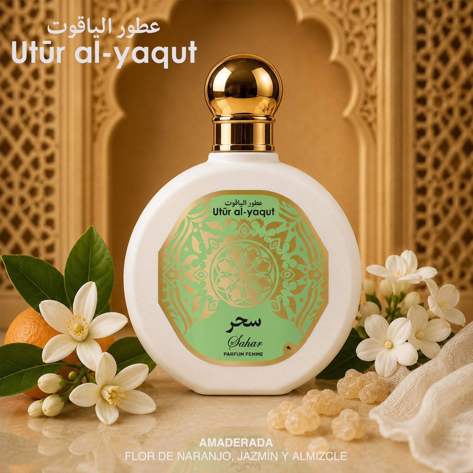 Utur Al-Yaqut Sahar - Profumo da donna, EDP, 100 ml, confezione da 4 pezzi