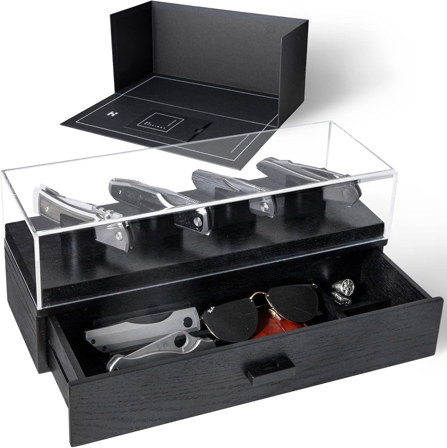 Pocket Knife Display Case EDC Case Pocket Knife Storage Case and