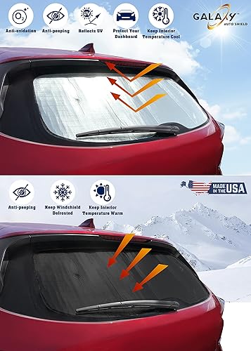 Miniatura 3 de Galaxy Auto Shield Custom Fit Rear Tailgate Window Sunshade for 2023 Nissan Z Coupe Sports Car, Insulated Window Sunshade Privacy Accessories