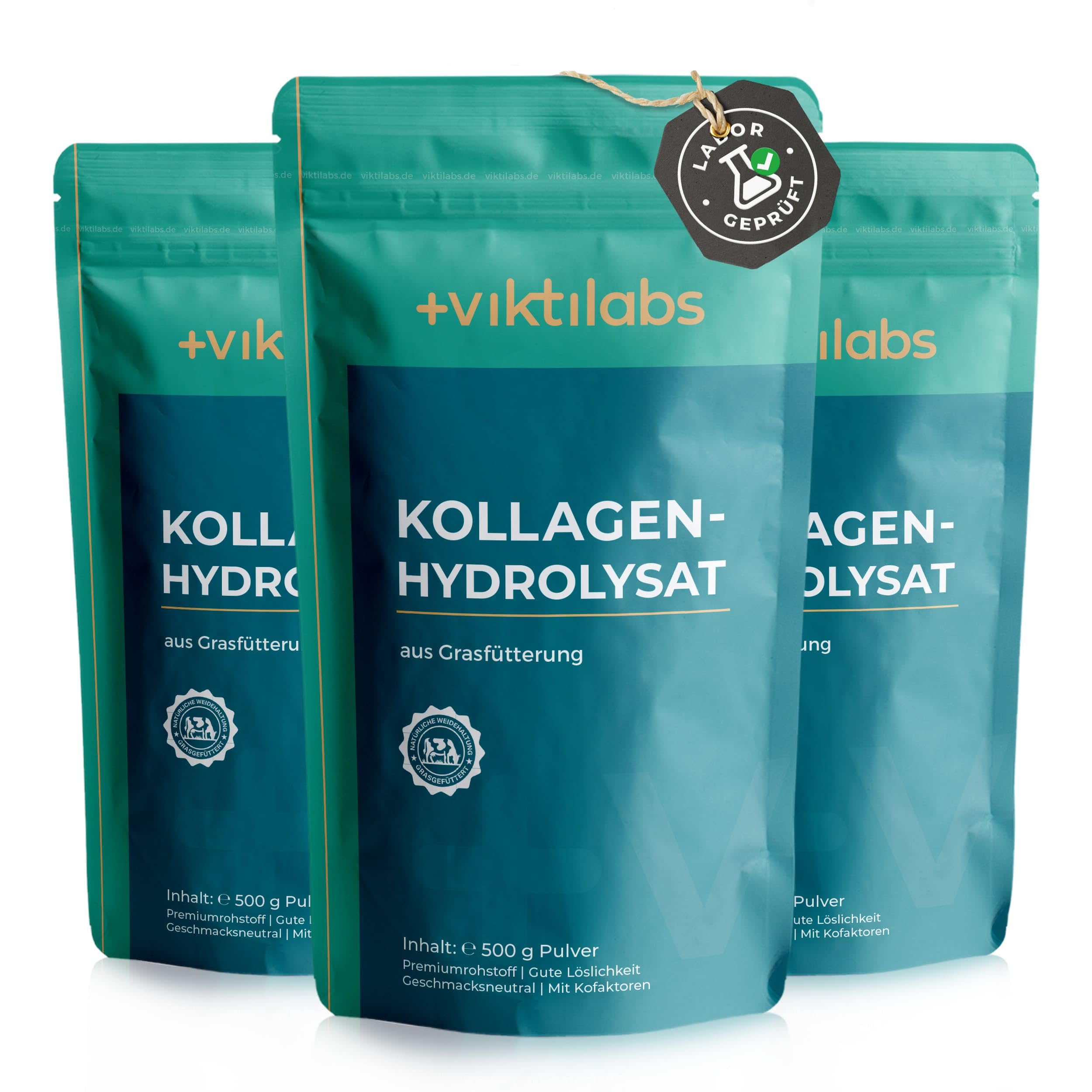 Kollagen Komplex - 100% reines Rinderkollagen - zertifizierte Grasfütterung