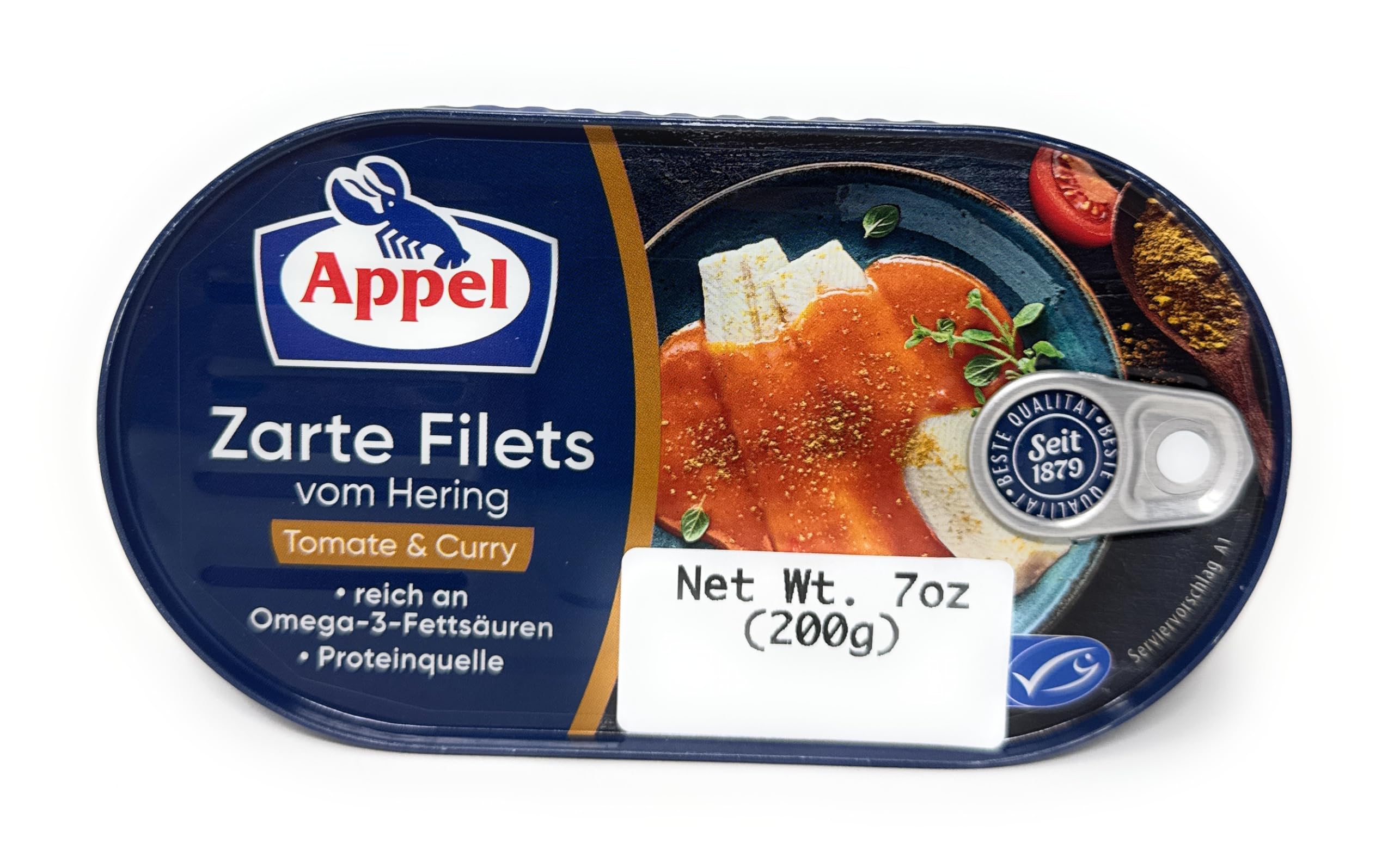 Appel Herring Fillets in Tomato & Curry Sauce-200g