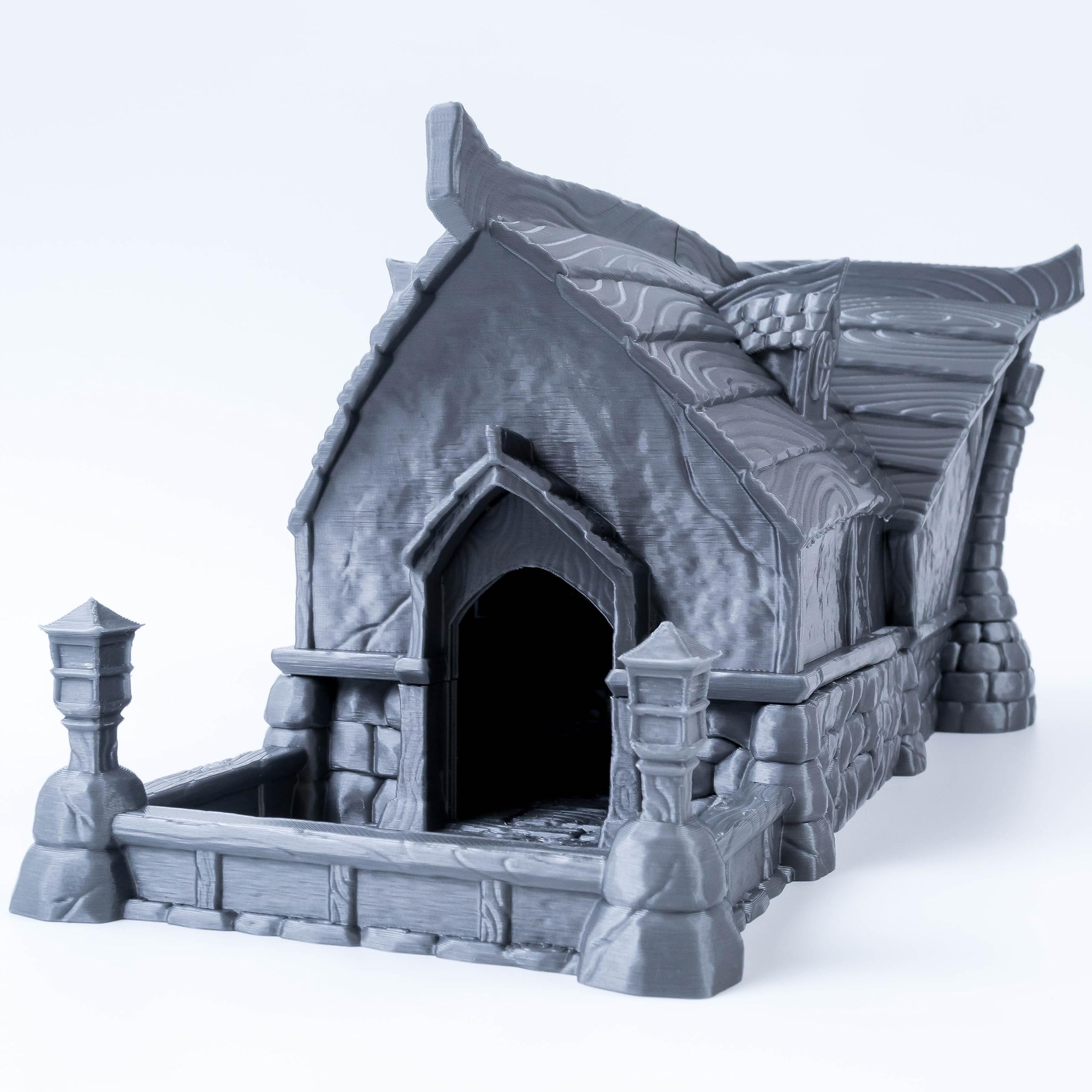 Fishermen's Village - Juego de taberna de 28/32 mm, paisaje RPG de mesa sin pintar, perfecto para Dungeons & Dragons, Warhammer y otros juegos en miniatura