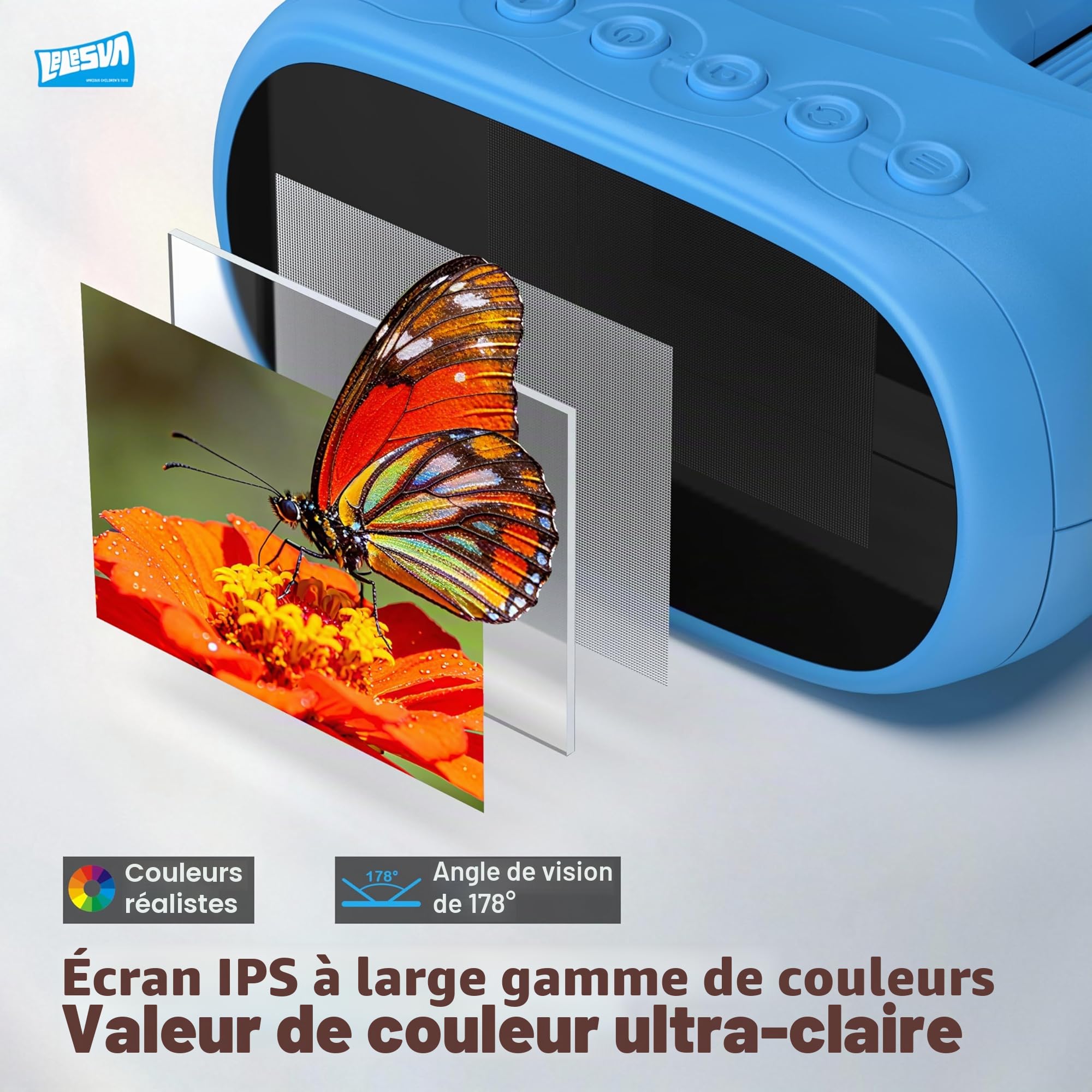 Microscope Et Télescope 2 En 1 Portable – 1000x, 1000m, écran 2″ HD, Pour Enfants Et Adultes