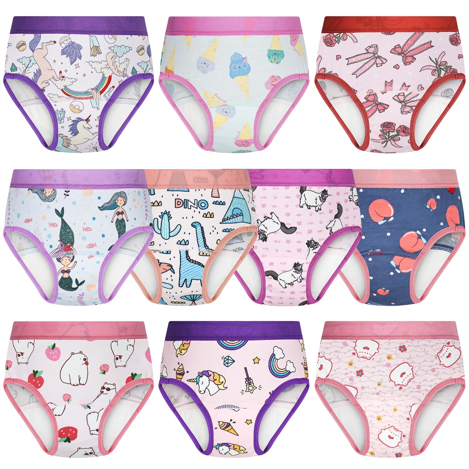 MOEMOE BABY Pantaloni da allenamento in stile boxer, lavabili e riutilizzabili, per ragazzi e ragazze, 2-6 anni
