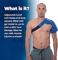 Vista 9 de Paquete de gel para el hombro. Terapia de frío/calor, paquetes reutilizables para tendinitis, hombro dislocado, aliviar el dolor, cirugías