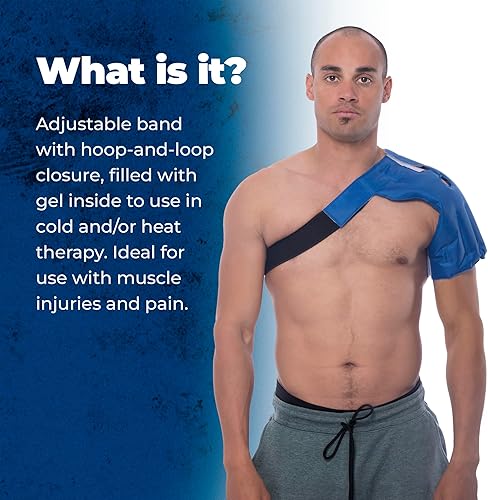 Miniatura 9 de Paquete de gel para el hombro. Terapia de fríocalor, paquetes reutilizables para tendinitis, hombro dislocado, aliviar el dolor, cirugías