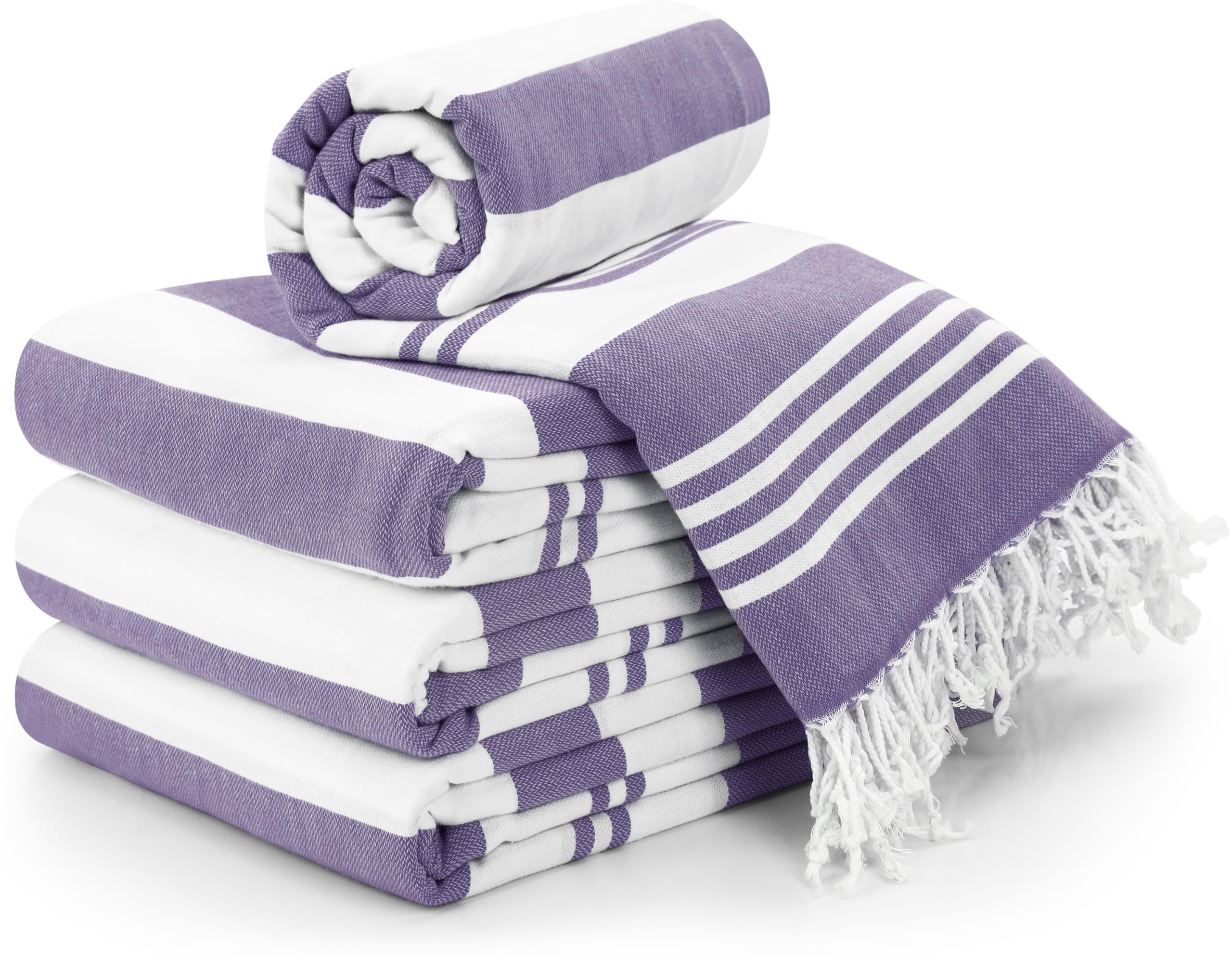 Utopia Towels 2 Pack Turkish Beach Towel (100 X 180 C) - 100% Cotton Oversized Sand Free