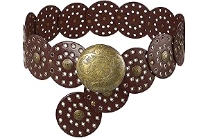 Wide Disc Belt for Women: Enhance Your Wardrobe with Vintage Charm
