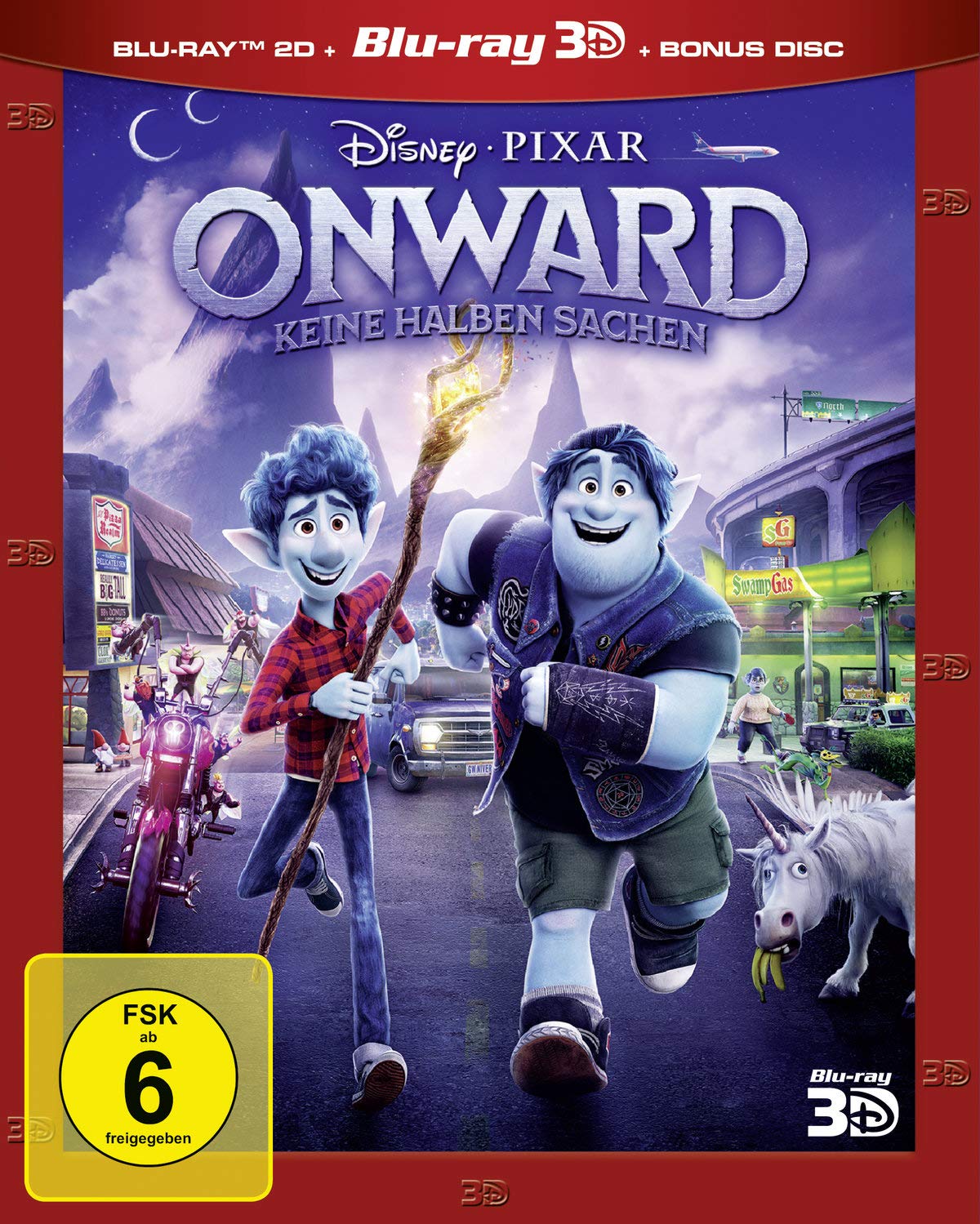 Onward | Keine halben Sachen Blu-ray | 3D Blu-ray mit 3D, 2D und Bonus
