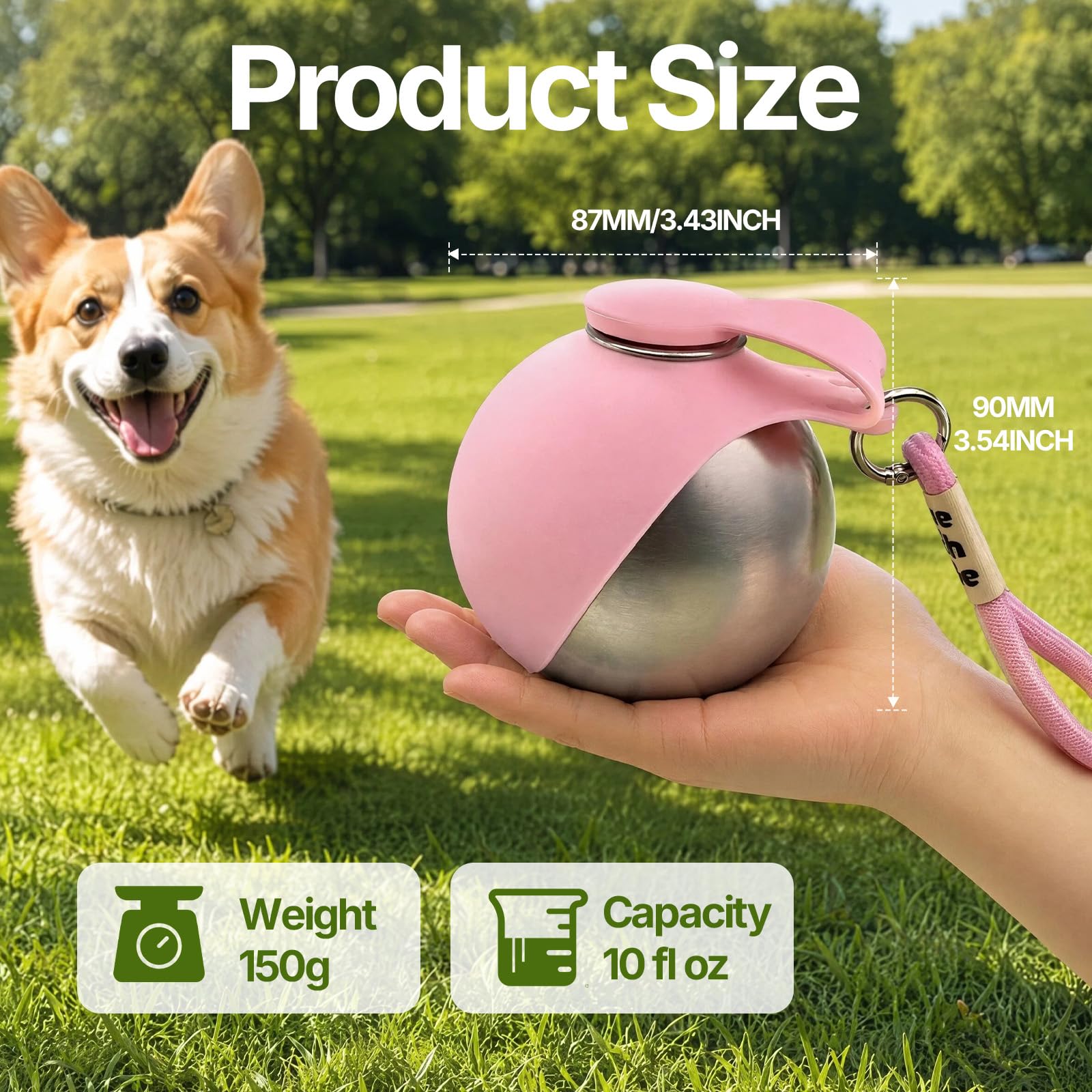 Foldable Silicone Bowl Pet Dispenser
