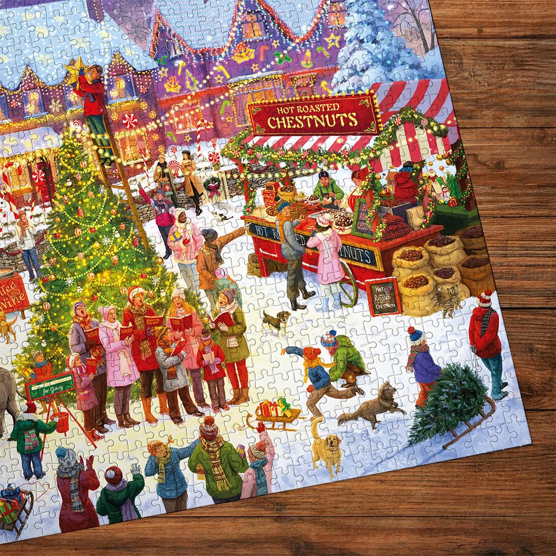 Gibsons The Season for Giving 1000 Piece Limited Edition Christmas Jigsaw Puzzle for Adults - Image 3