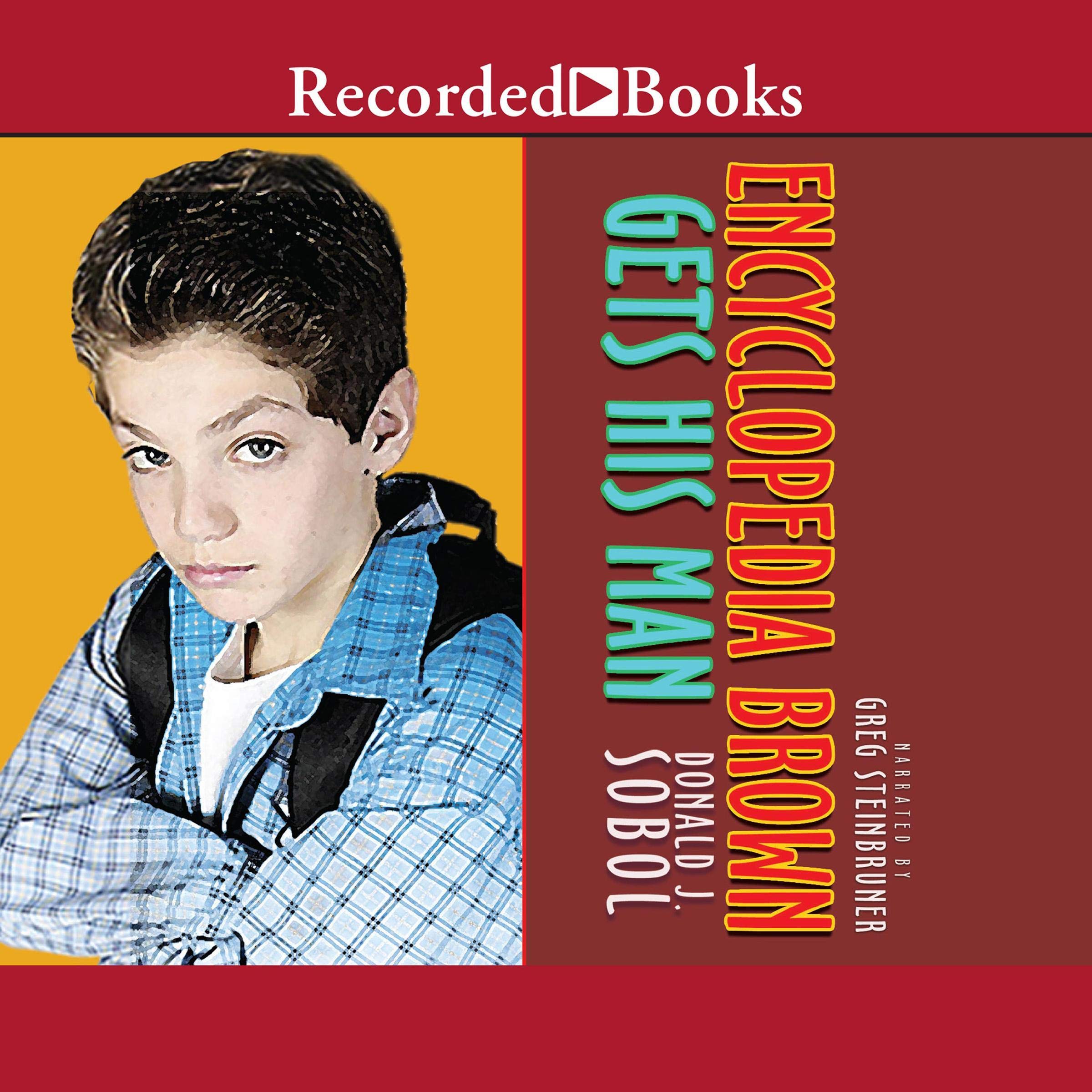 Cover art for Encyclopedia Brown Gets His Man