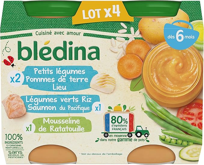 Bledina Petits Pots Pour Bebe Des 6 Mois Ratatouille Legumes Riz Saumon Legumes Pommes De Terre Lieu 24x0g Lot De 6 4 Amazon Fr Epicerie Bledina Petits Pots Pour Bebe Des 6 Mois Ratatouille Legumes Riz Saumon Legumes Pommes De Terre Lieu 24x0g Lot De 6 4 Amazon Fr Epicerie
