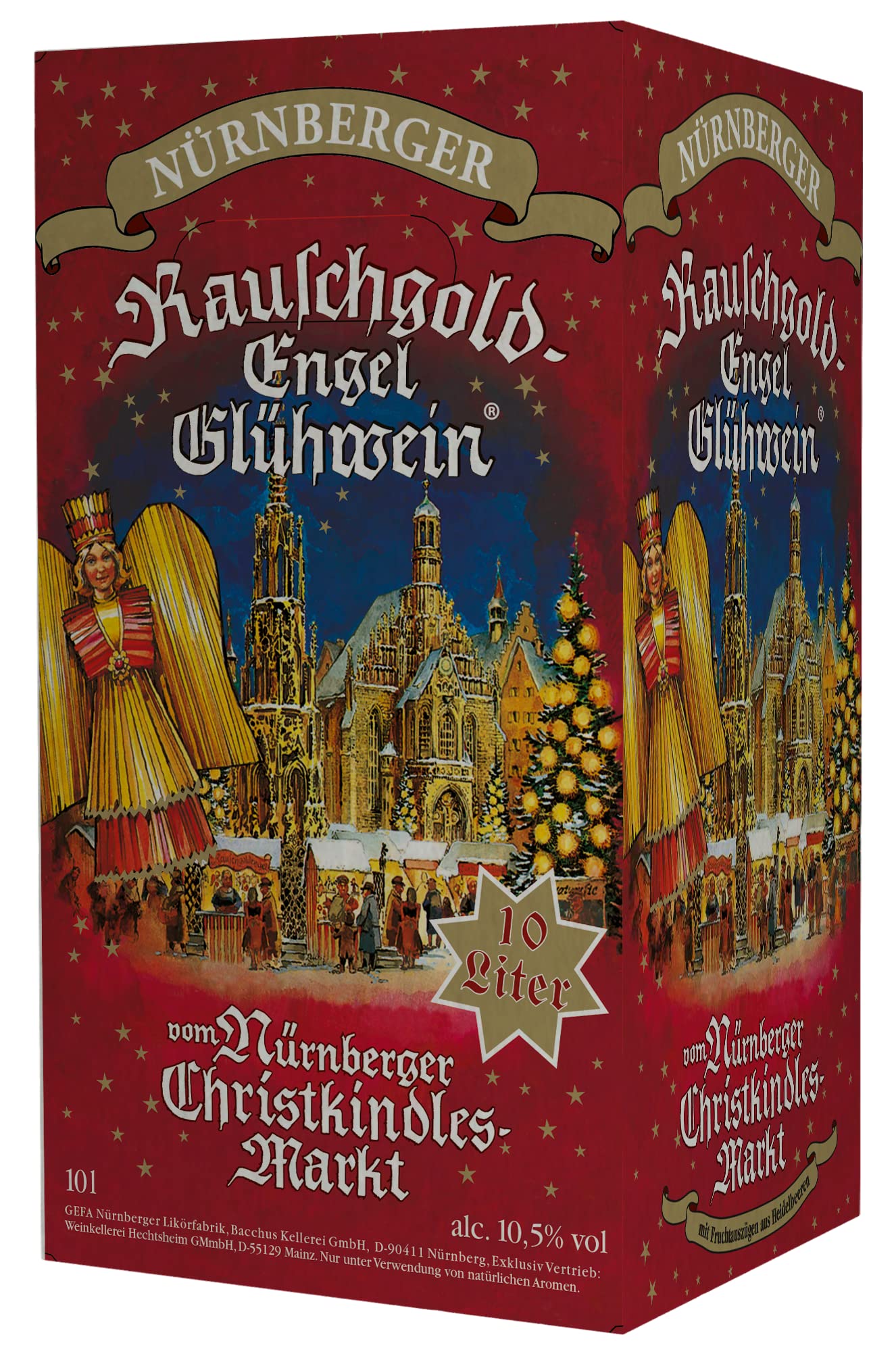 Rauschgold-Engel - Nürnberger Glühwein Bag in Box 10L, trinkfertig (1 x 10L)