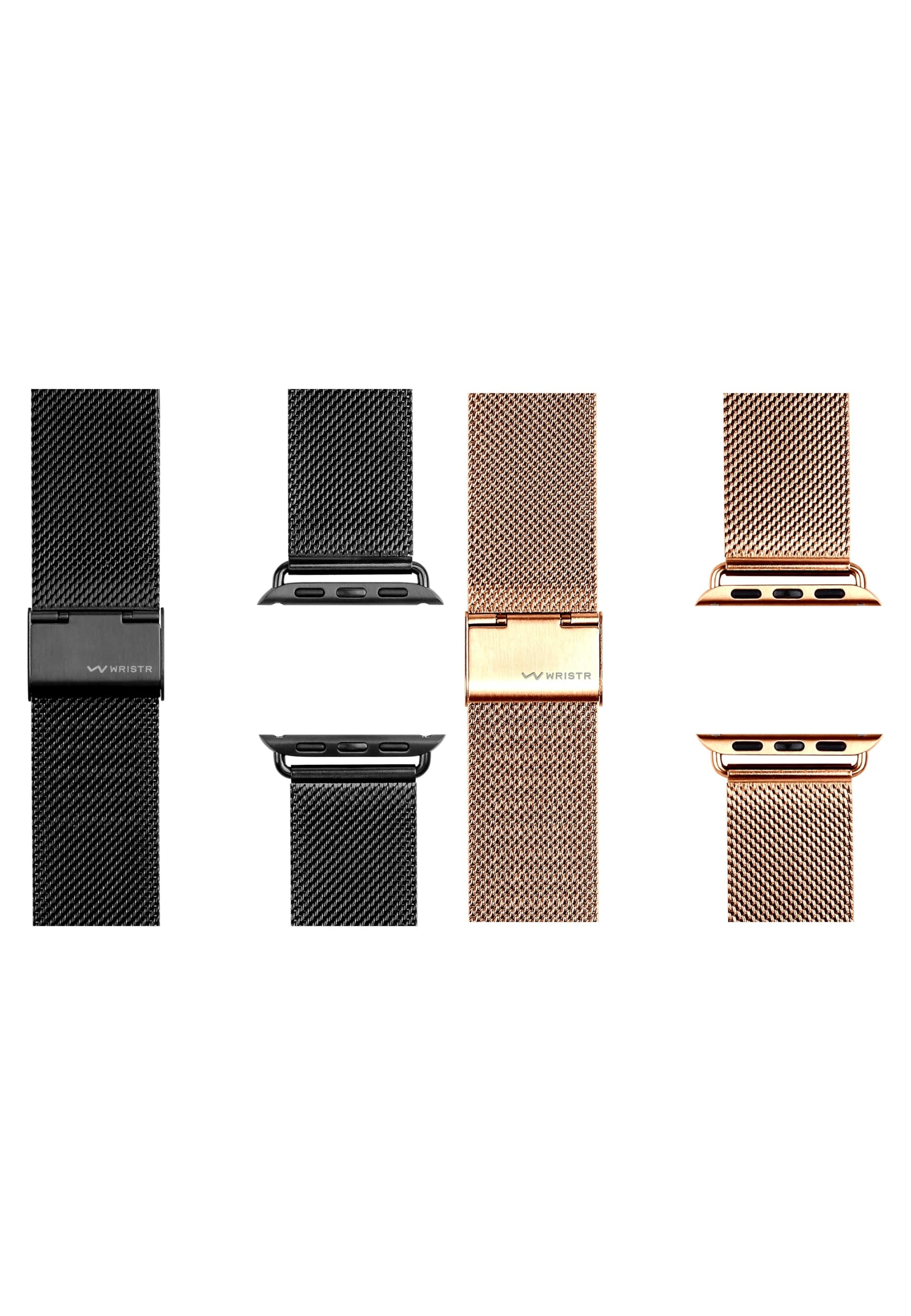 Smartwatch-Armband 2-tlg Set - Edelstahl - Magnetverschluss