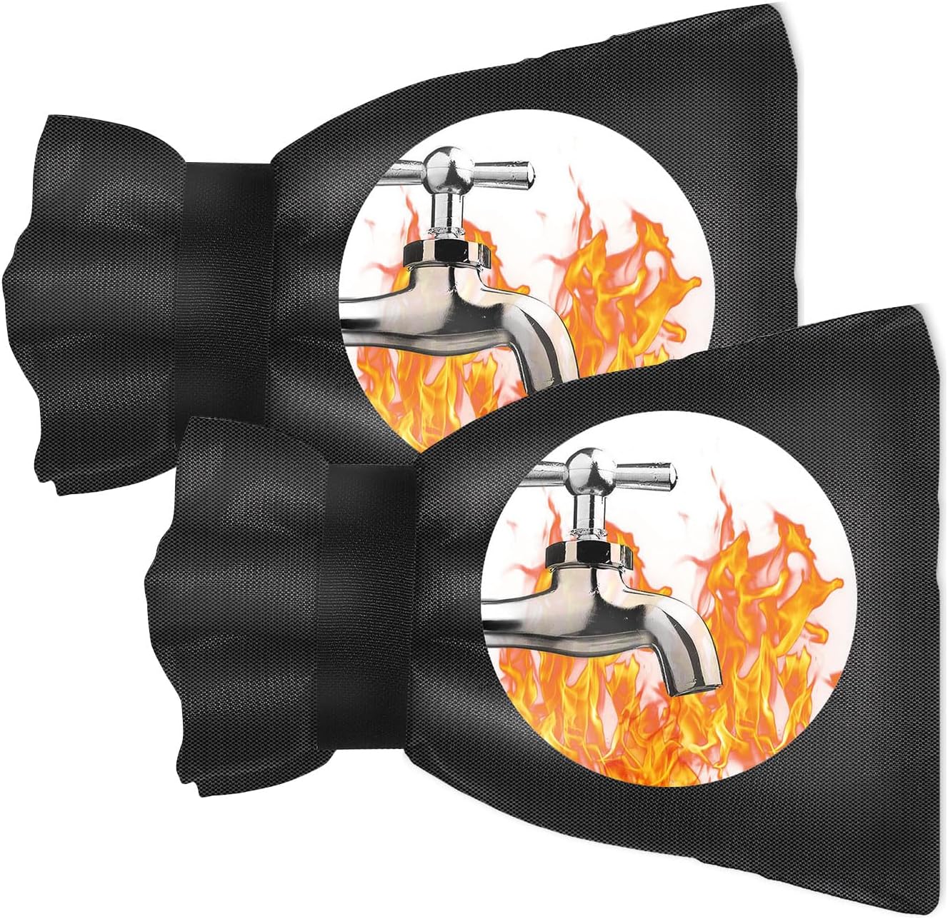 Outdoor Faucet Covers for Winter Freeze Protection, 2 Pack