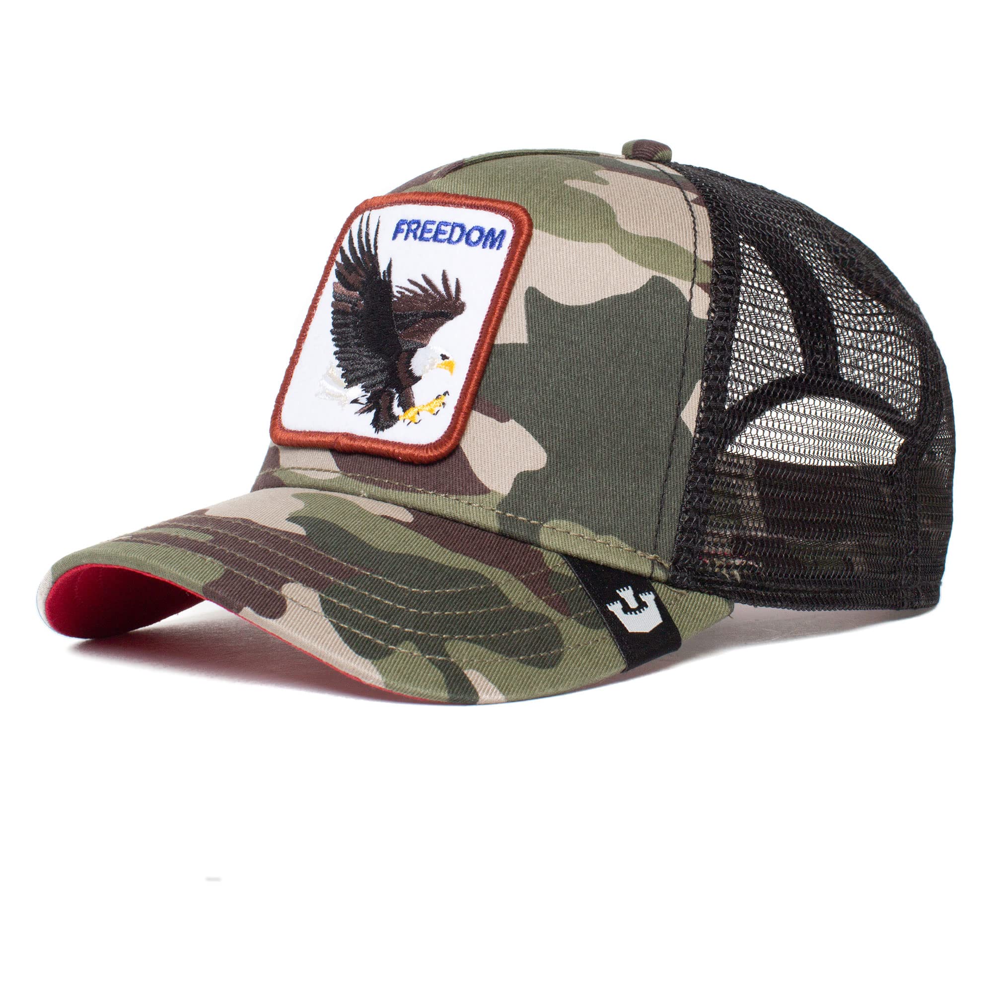 Goorin Bros.The Farm Unisex Original Adjustable Snapback Trucker Hat, Camouflage (The Freedom Eagle), One Size