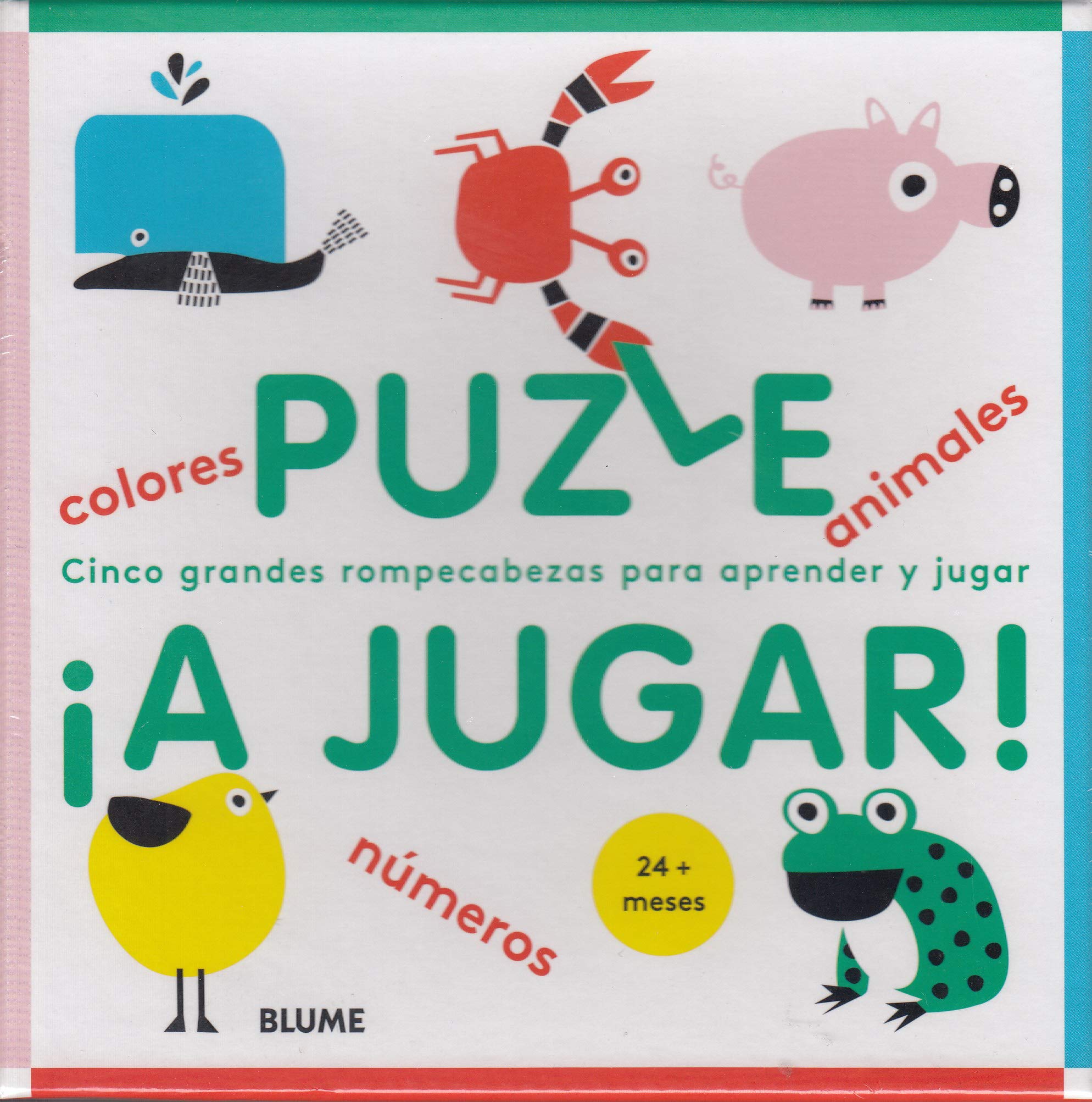 Puzle ¡A jugar!: Cinco grandes rompecabezas para aprender y jugar
