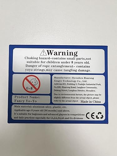 Miniatura 10 de WATIEOBOO YoYo - Rodamiento Yo profesional sensible para niños de 8 a 12 años, rodamiento Yoyo sin respuesta para trucos de yoyos con accesorios