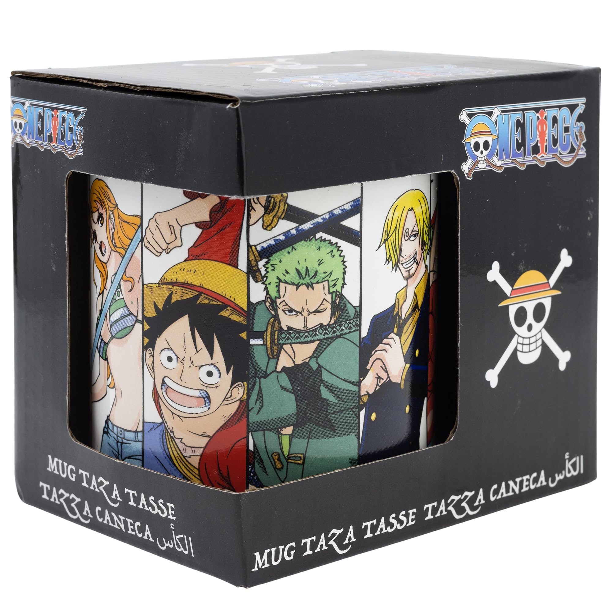Stor Tazza in Ceramica One Piece 325ml - Design Ufficiale con Licenza - Perfetta per Caffè, Tè e Bevande Calde - per Fan