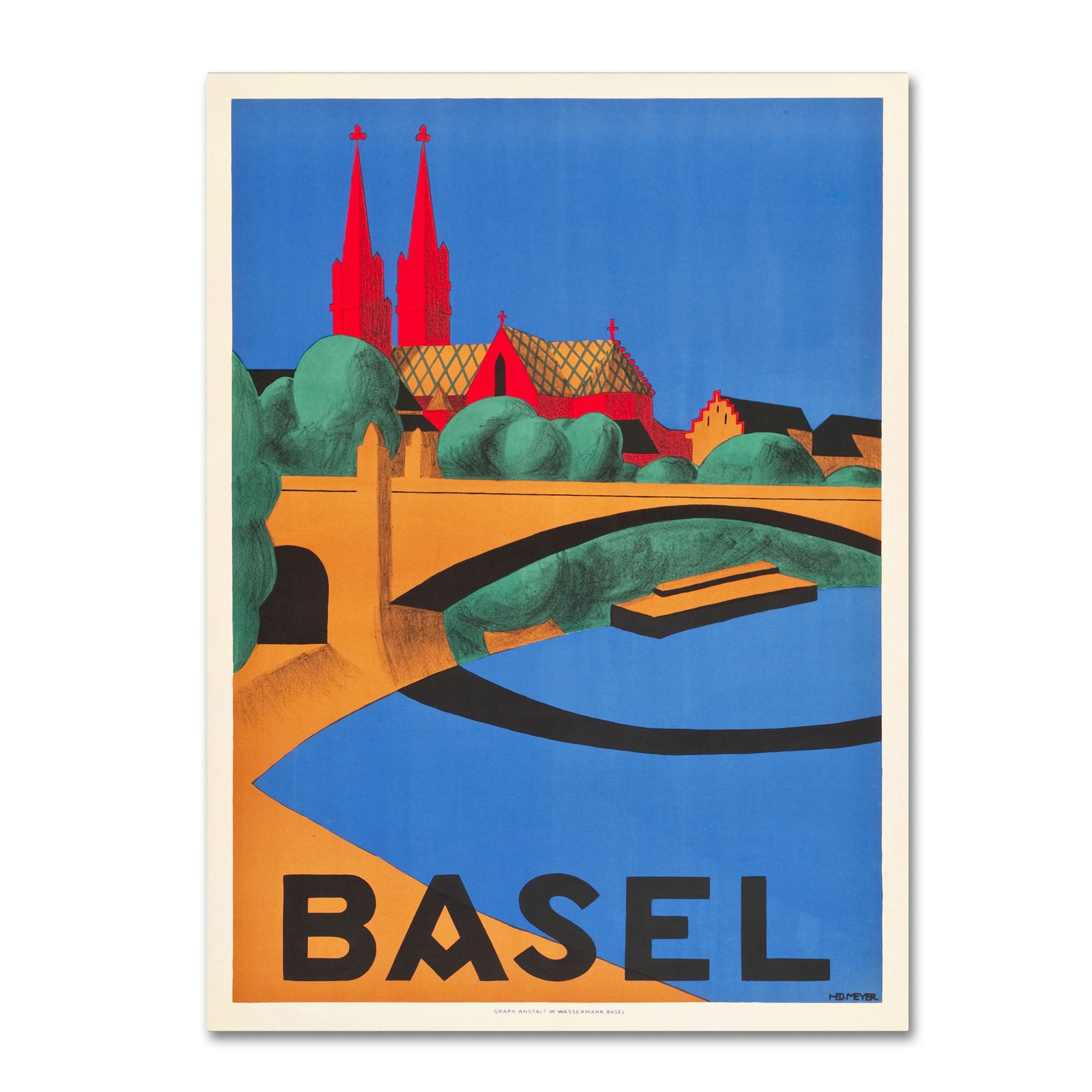 Basel by Vintage Apple Collection, 35x47-Inch