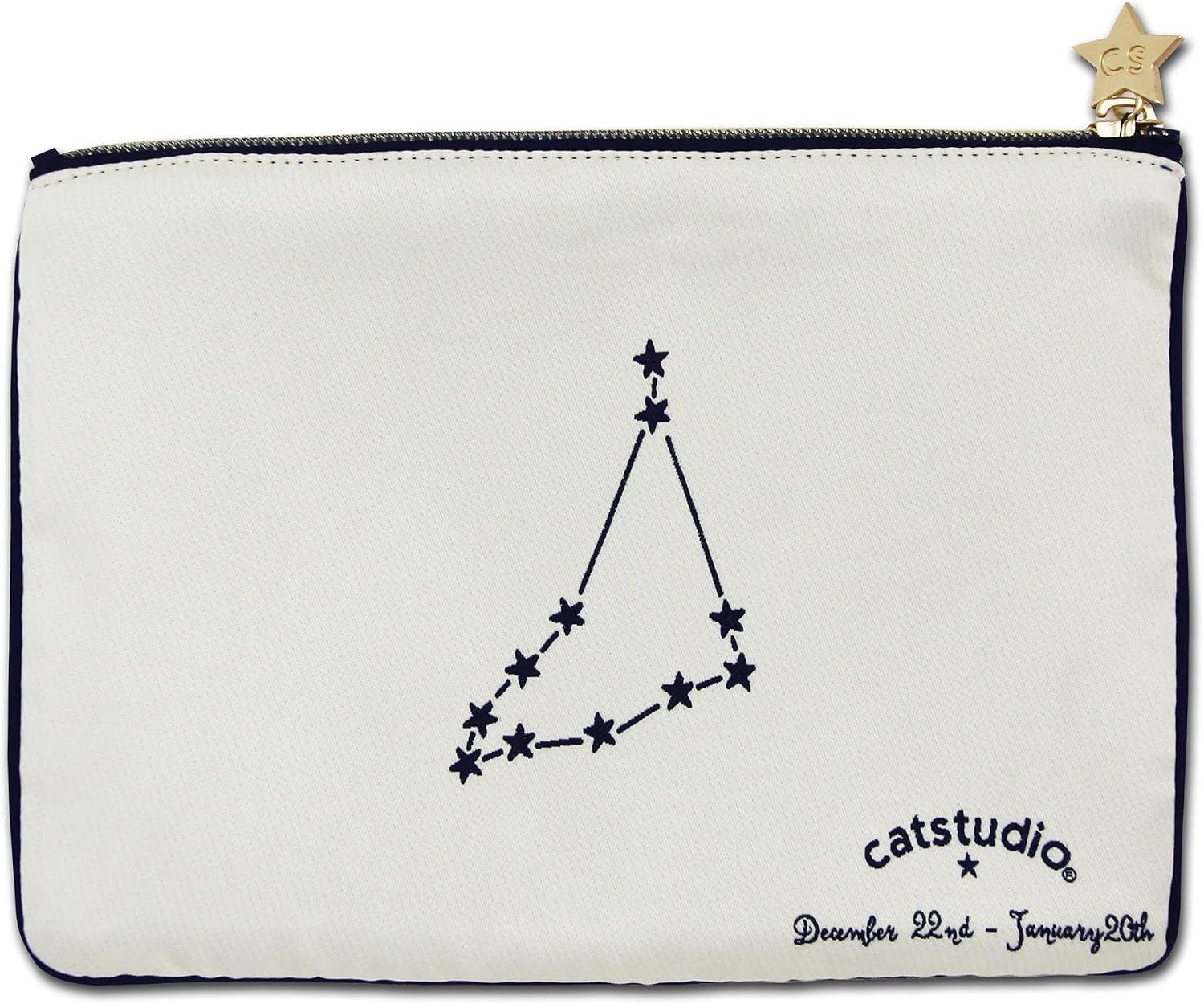 Catstudio Astrology Zipper Pouch, 5x7 Travel Toiletry Bag, Makeup Bag, Dog Treat Pouch, or Travel Purse