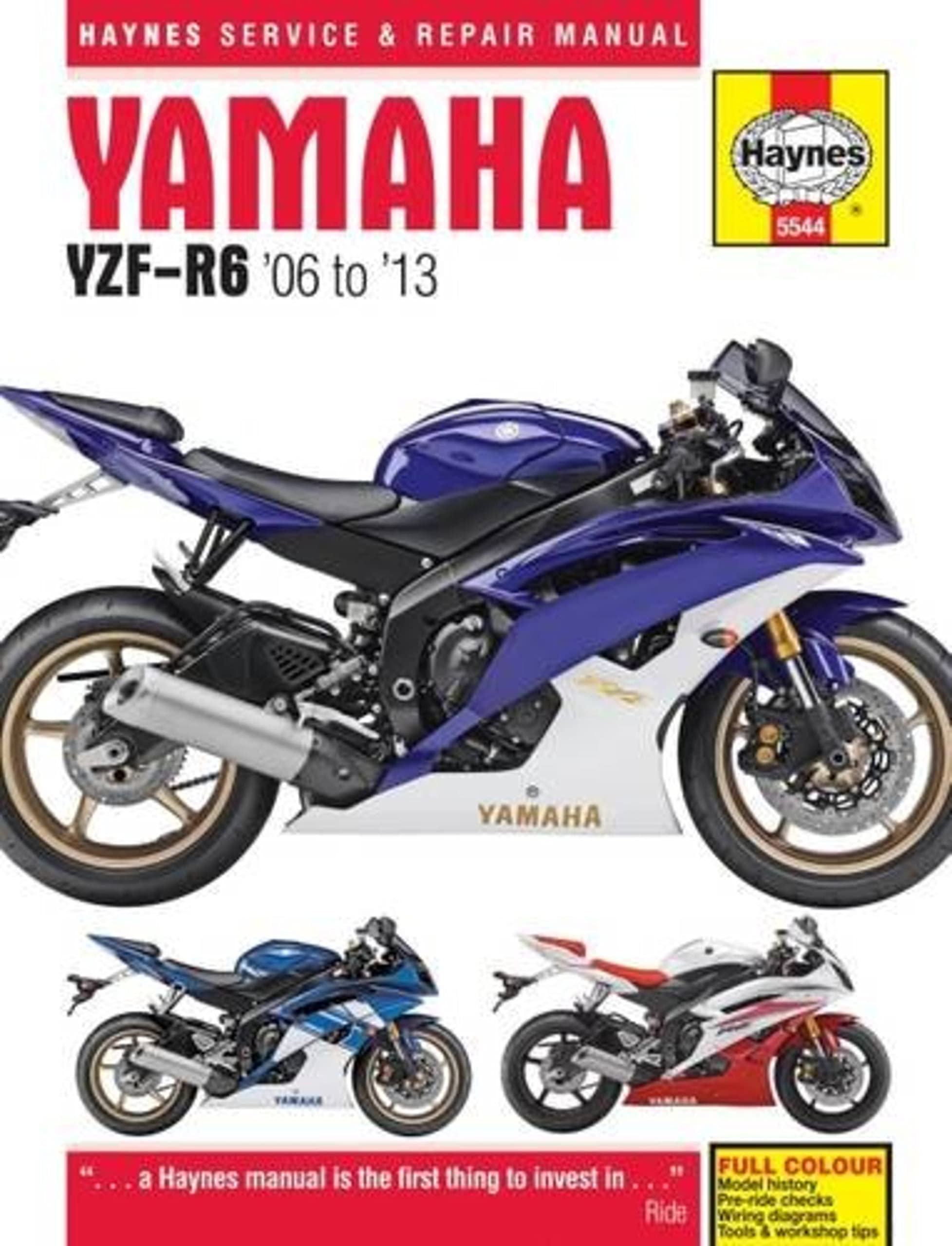 Yamaha YZF-R6, '06-13 (Haynes Powersport)